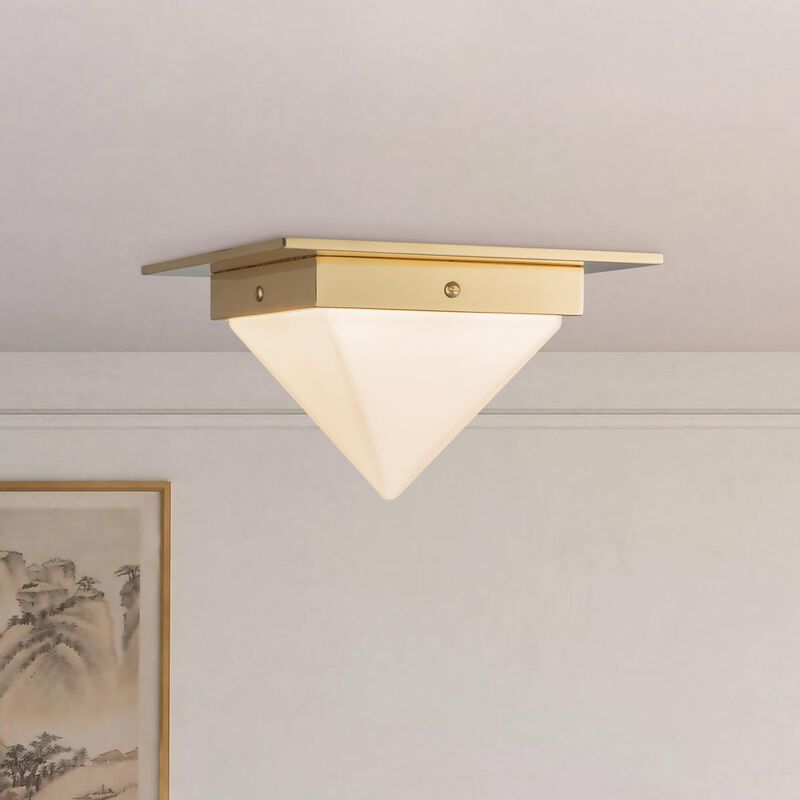 Jason Koharik Mineral 8 Inch Flush Mount by Alora Lighting