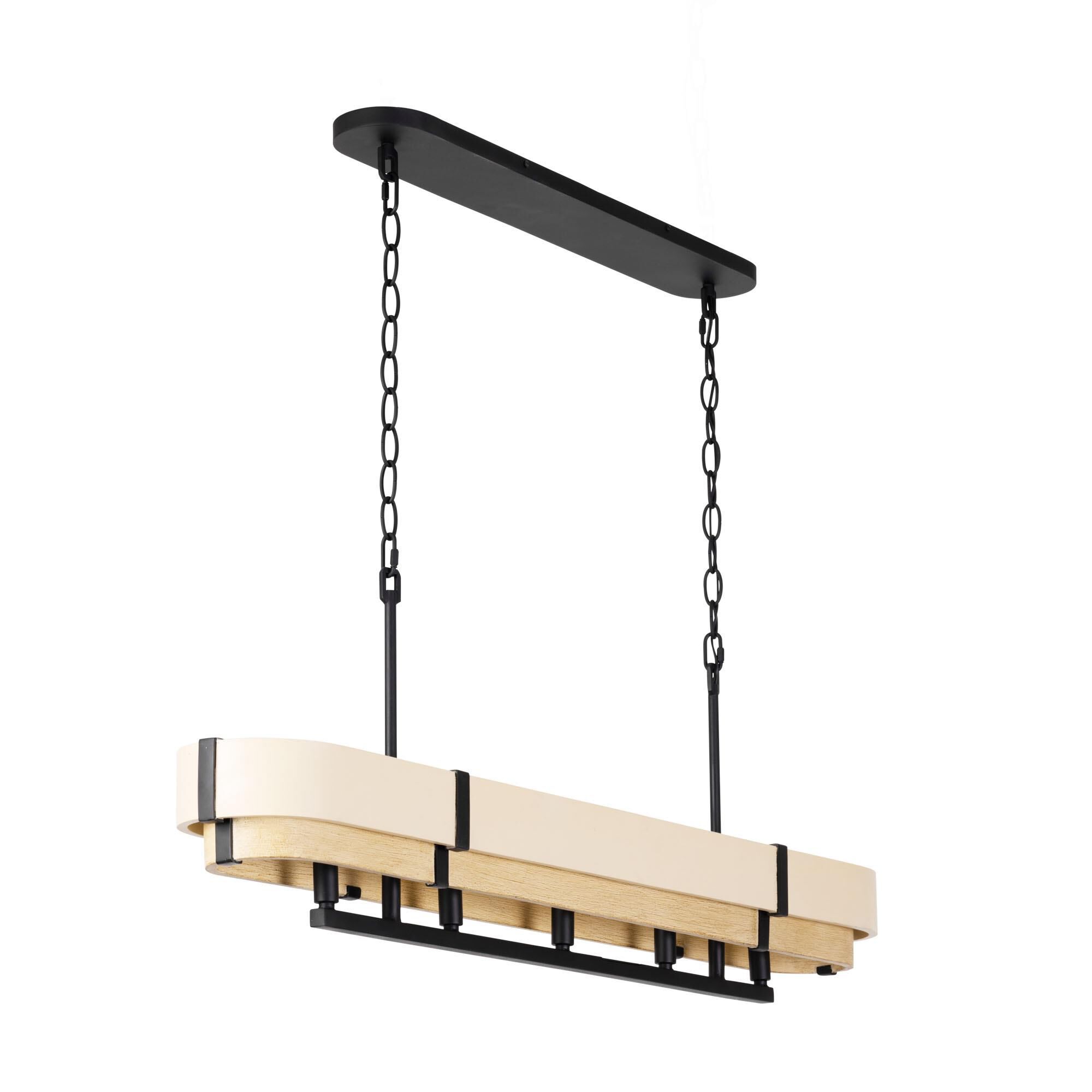 Blonde Moment 46 Inch 5 Light Linear Suspension Light by Varaluz