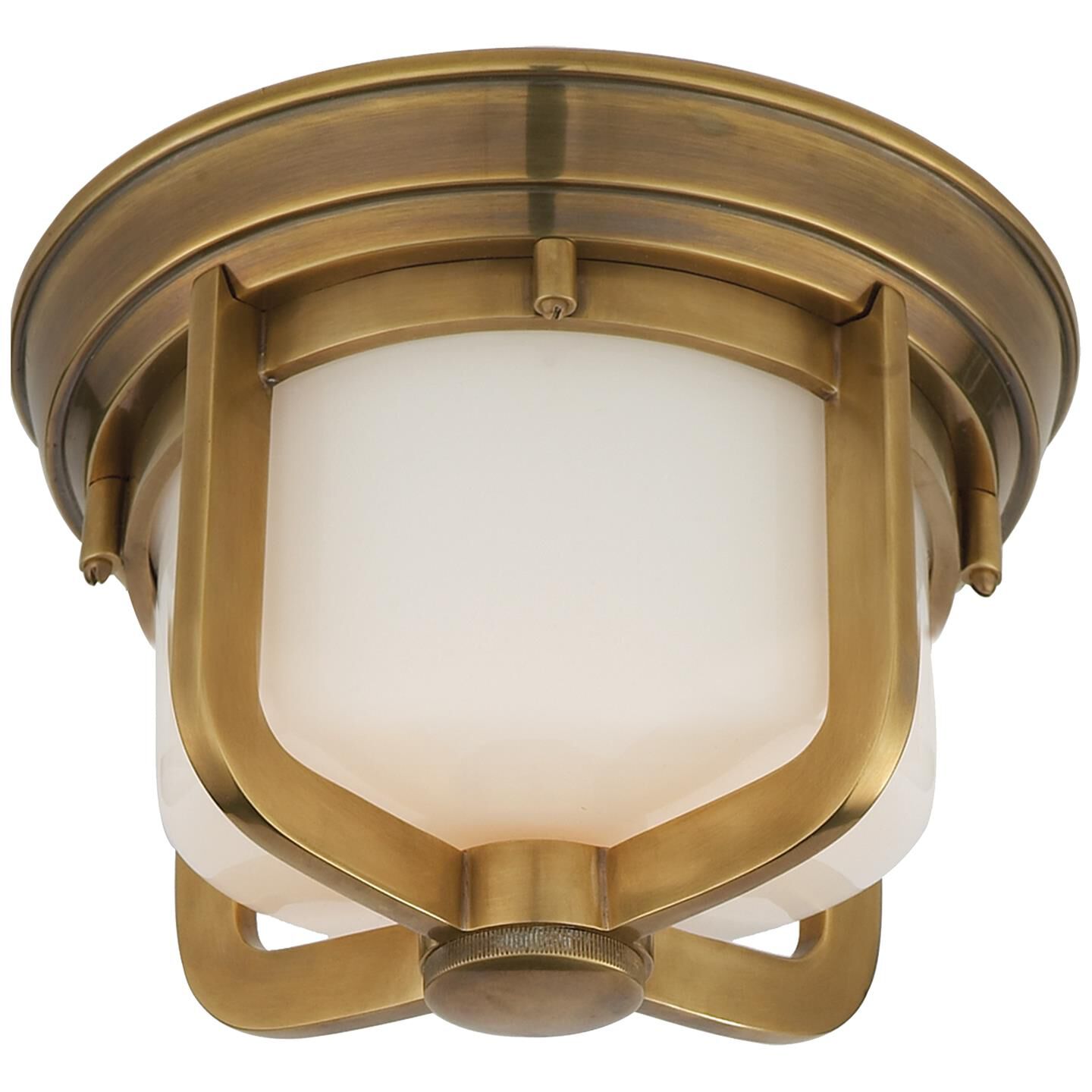 Visual Comfort Signature Collection Thomas O'Brien Milton 9 Inch Outdoor Flush Mount