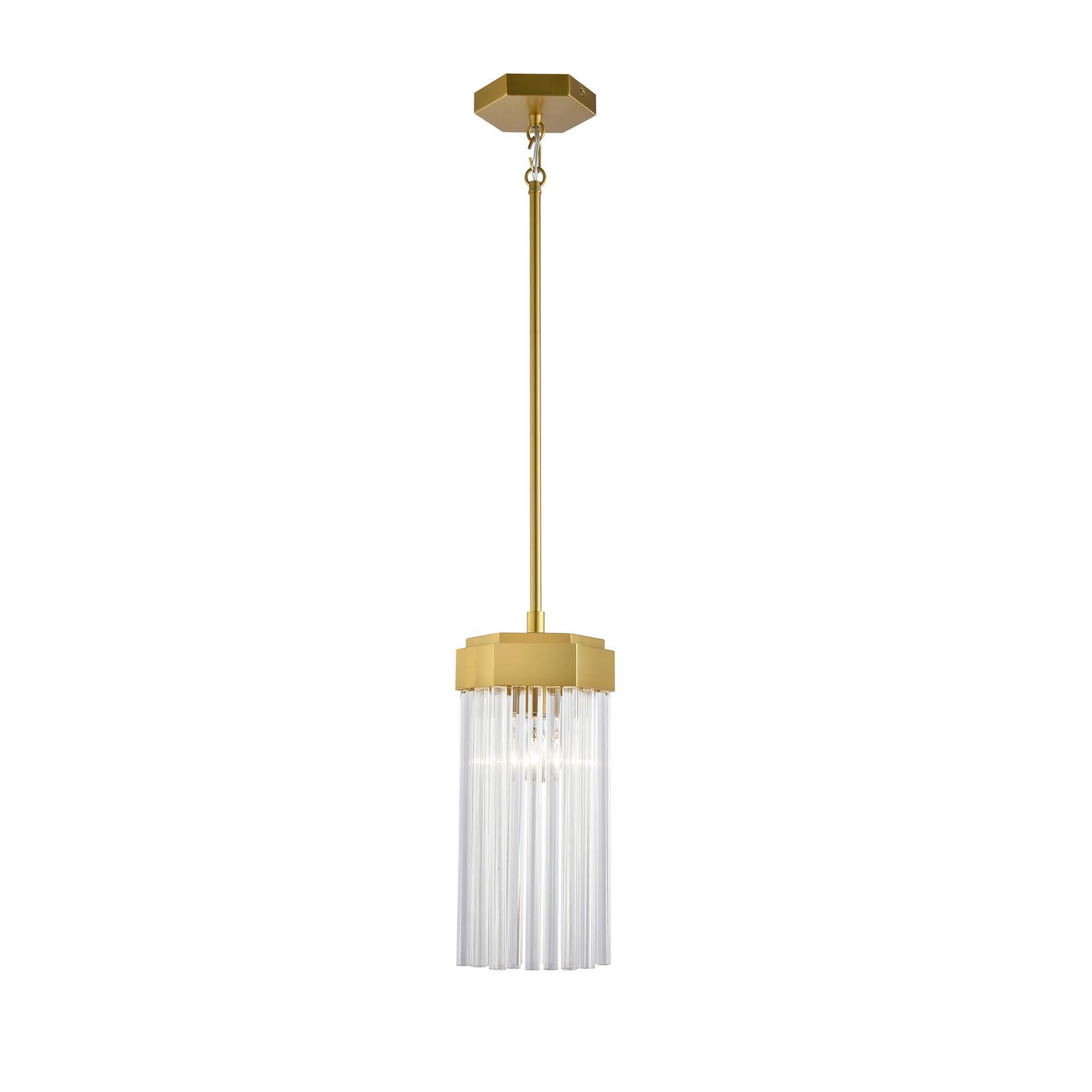 Shown in Brushed Brass finish