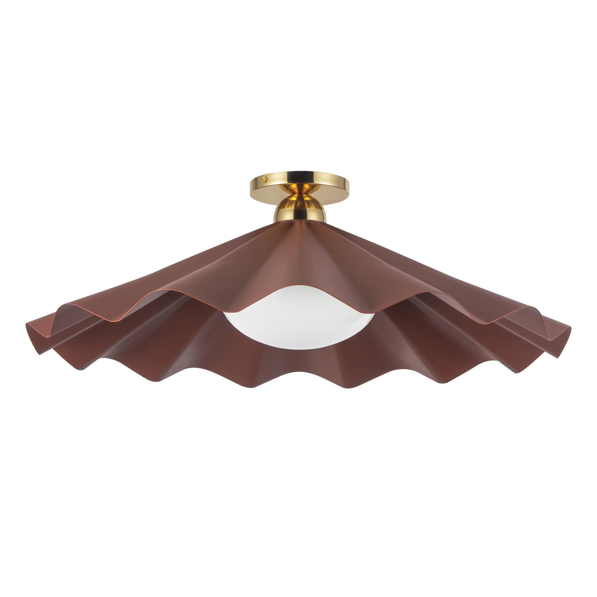 Jason Koharik Furrow 25 Inch Semi Flush Mount by Alora Lighting