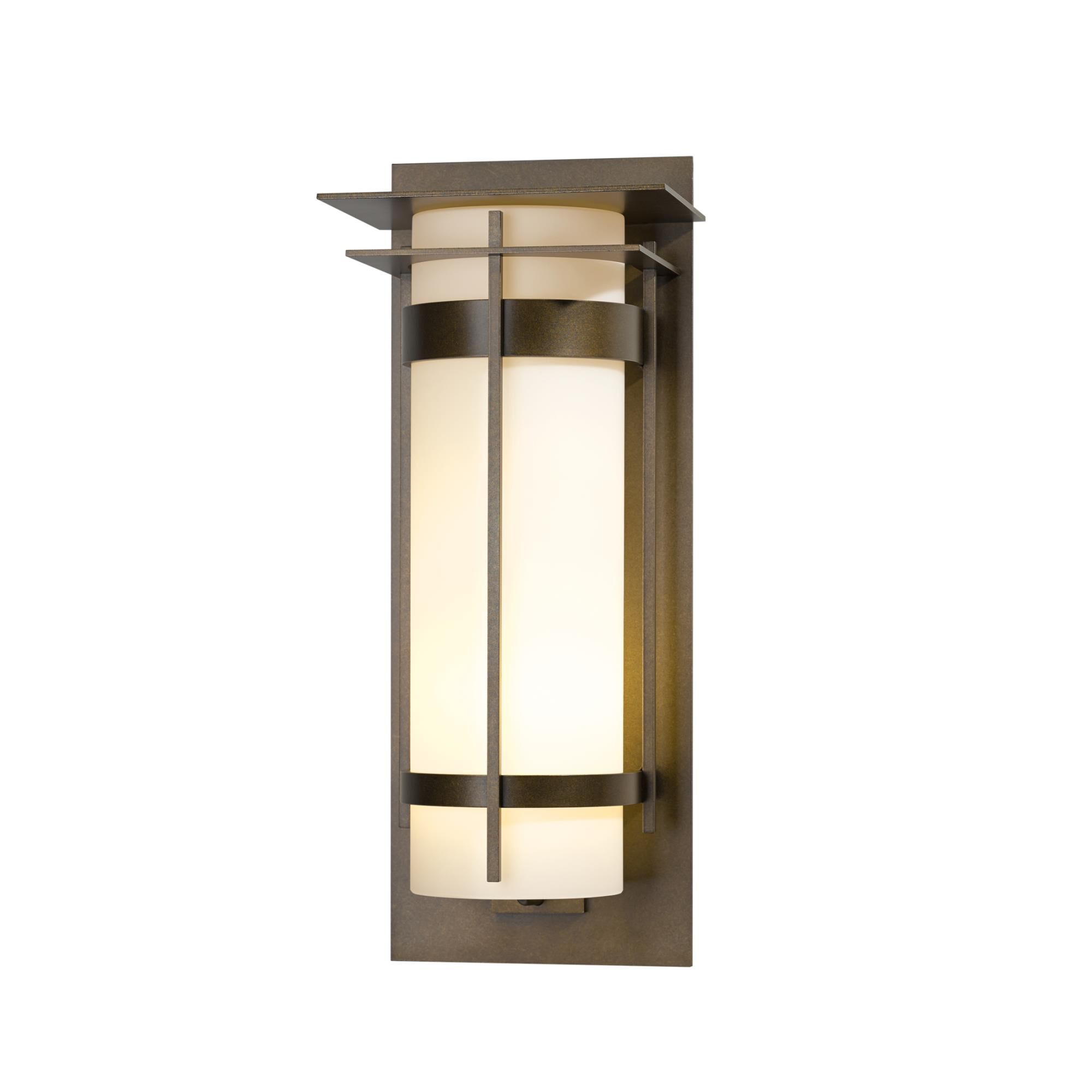 Hubbardton Forge Banded 25 Inch Tall Outdoor Wall Light