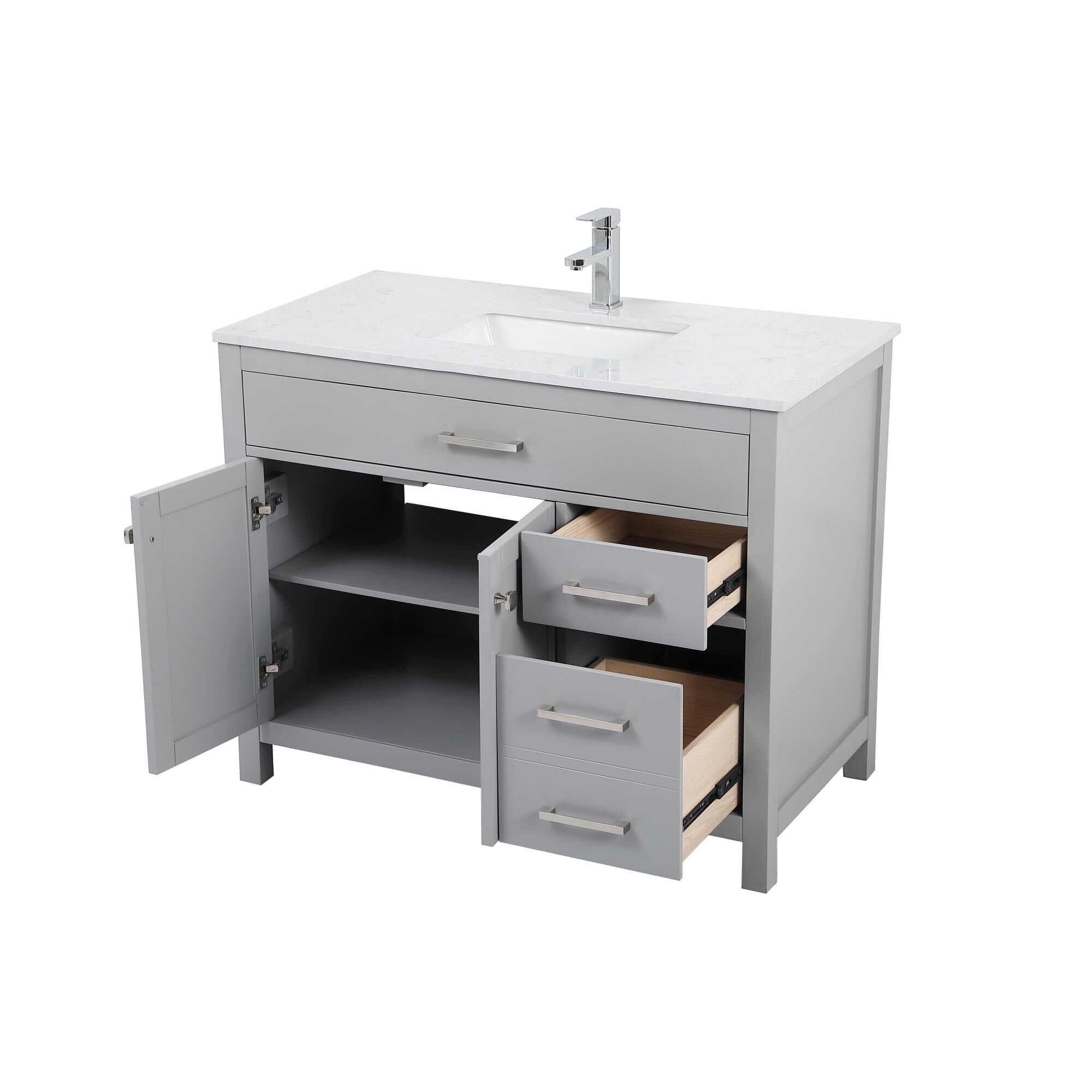 Shown in Grey finish