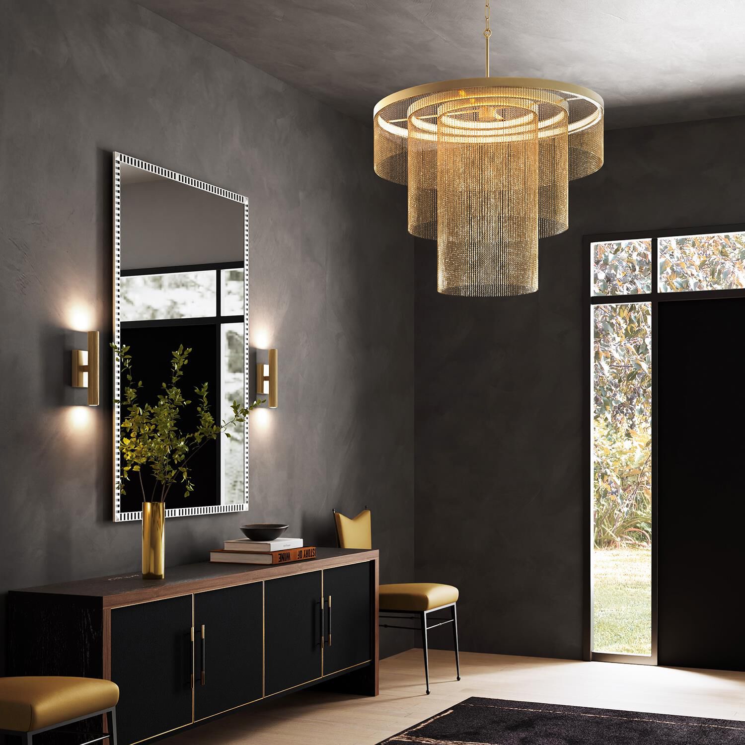 Rae 33 Inch Chandelier by Capital Lighting