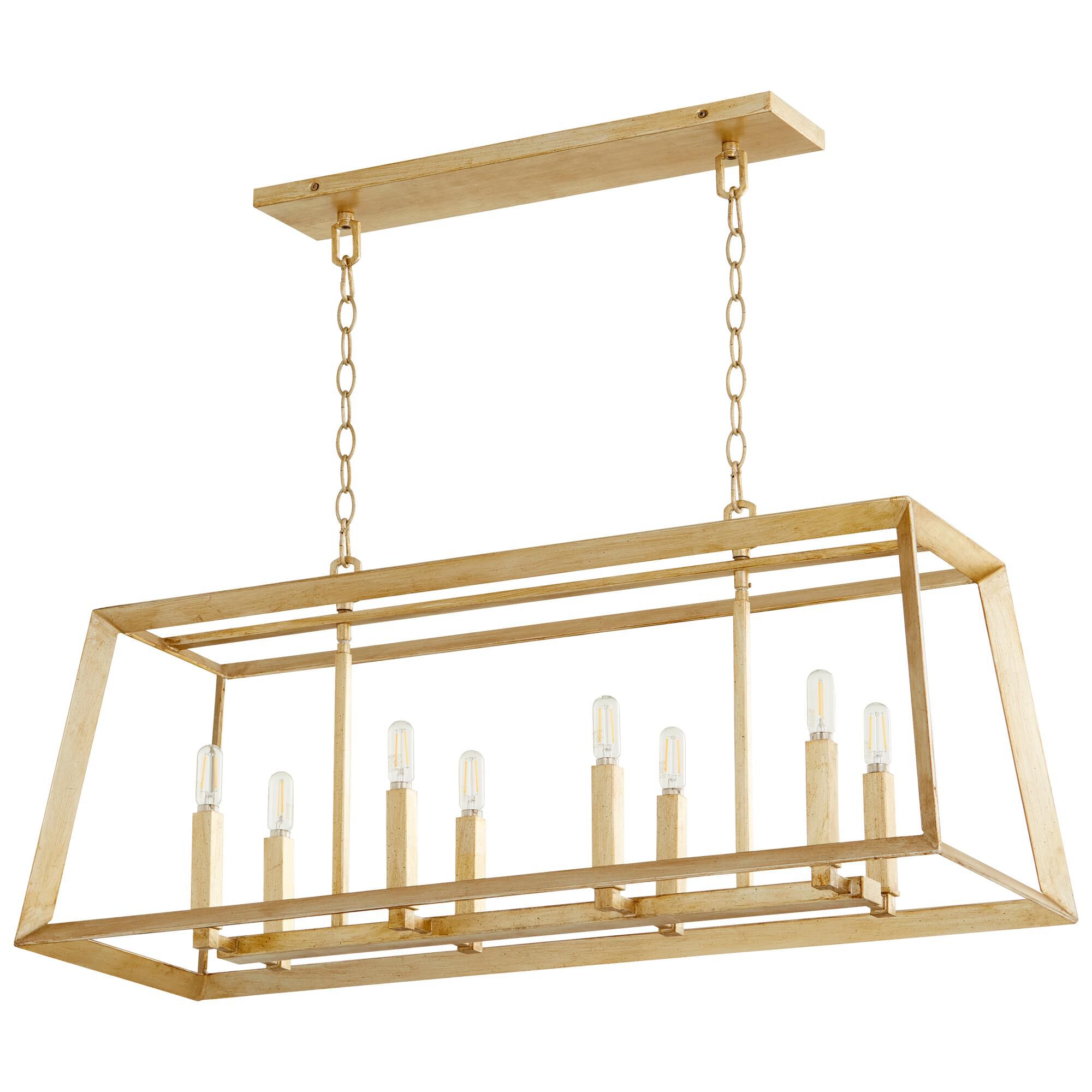 Hyperion 36 Inch 8 Light Linear Suspension Light by Cyan Designs