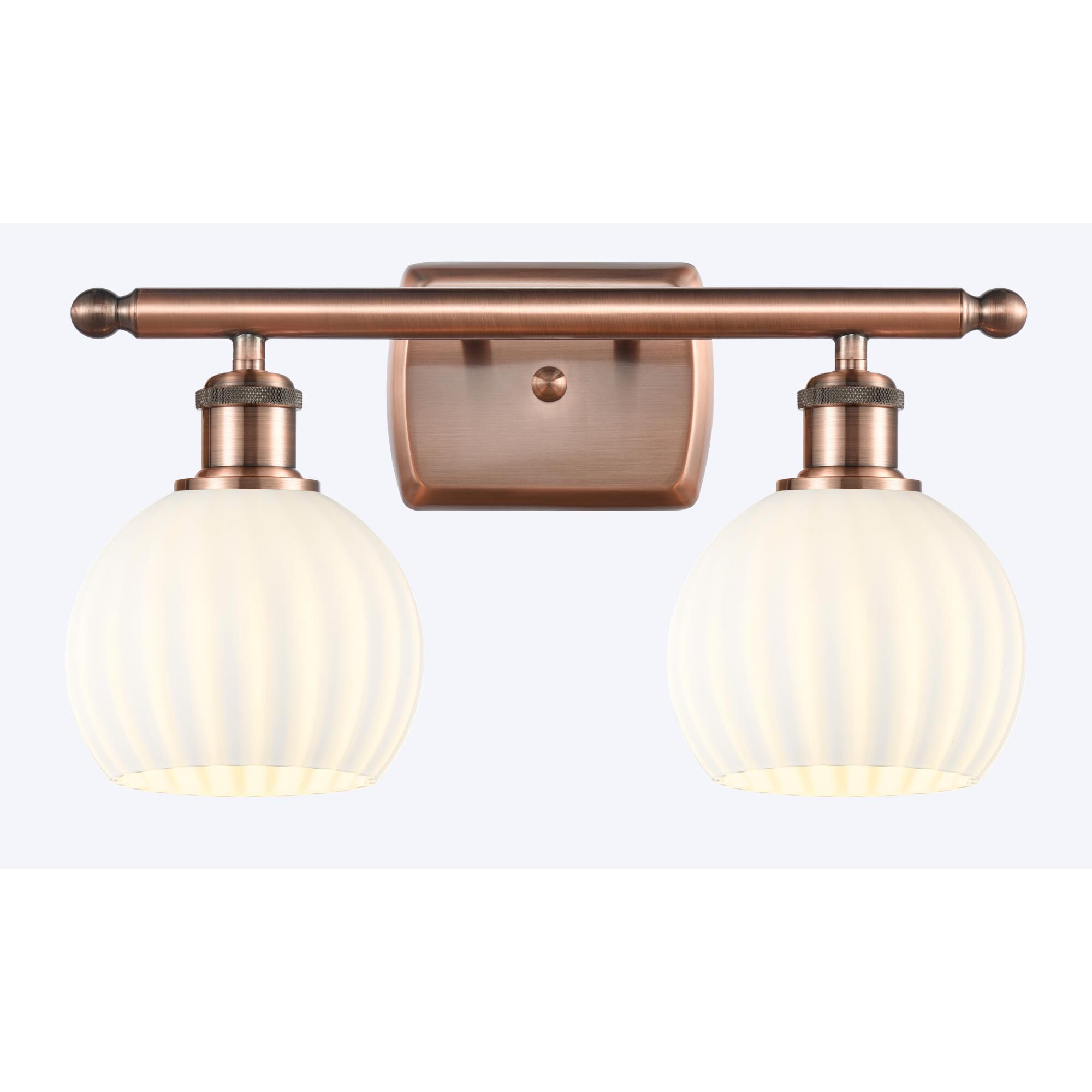 Bruno Marashlian White Venetian 16 Inch Bath Vanity Light by Innovations Lighting