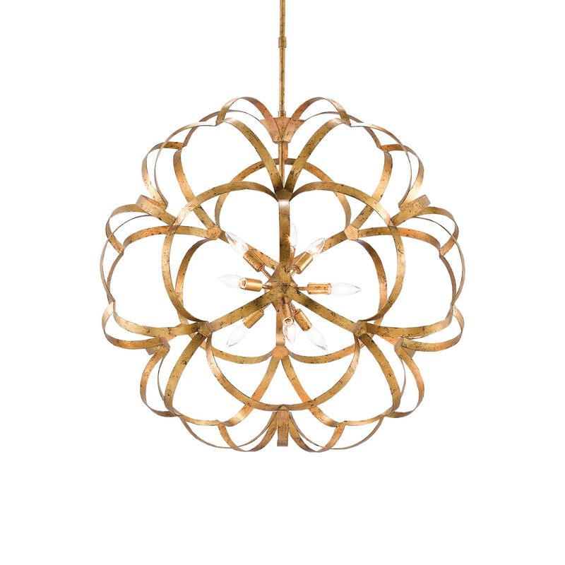 Sappho 33 Inch Large Pendant by Currey and Company