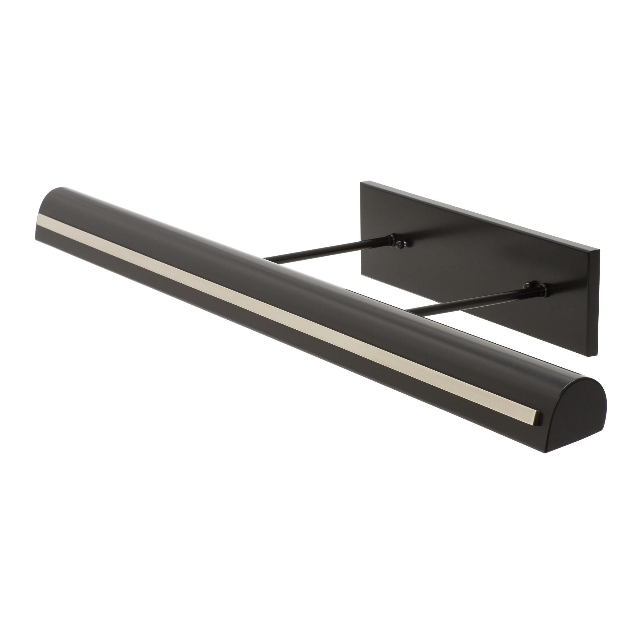 Shown in Black With Polished Nickel Accents finish and Metal shade and Polished Nickel accent