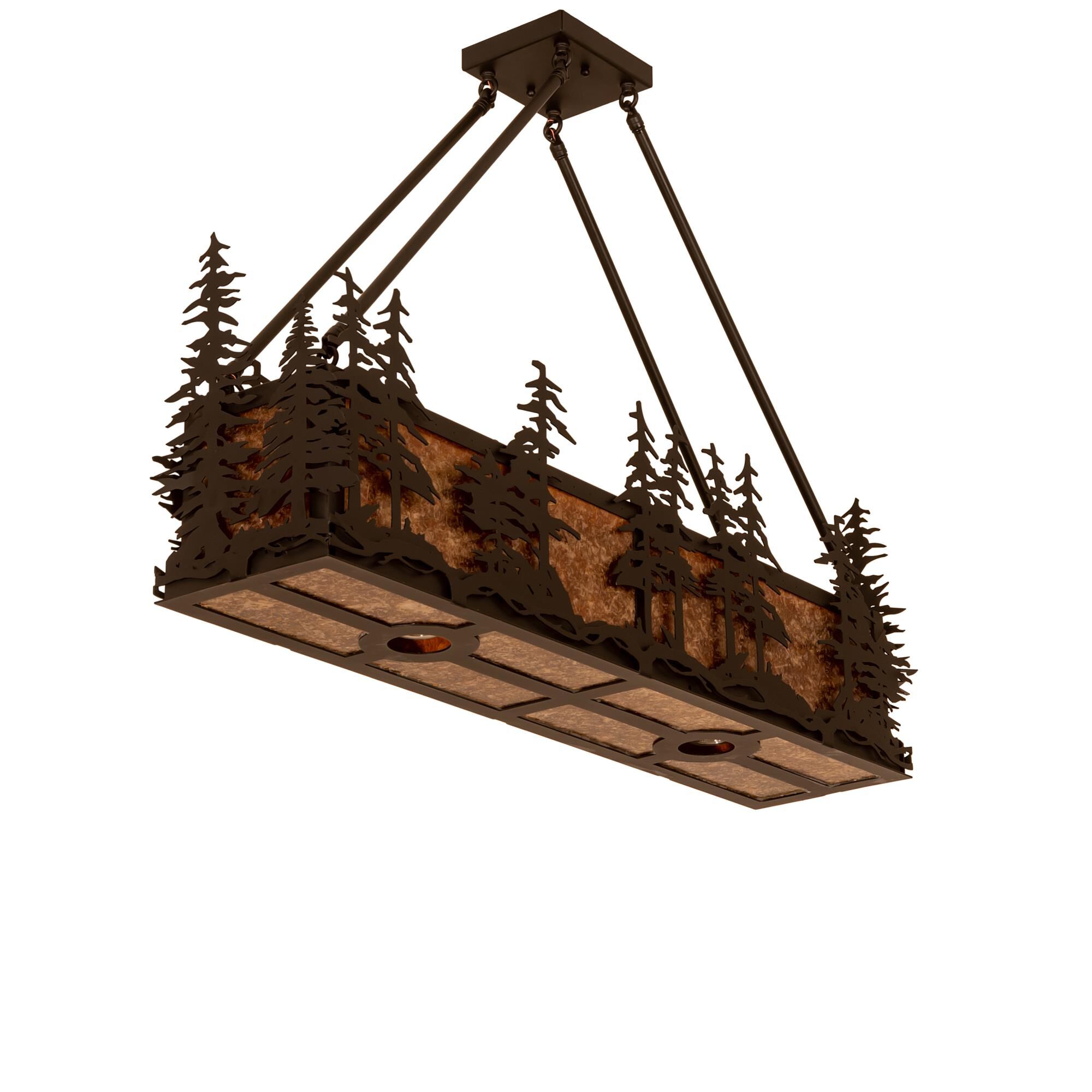 Tall Pines 36 Inch 3 Light Linear Suspension Light by Meyda Lighting