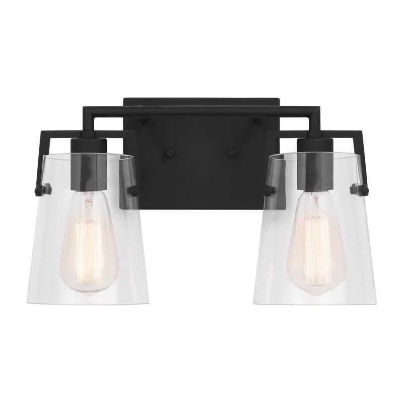 Drew & Jonathan Crofton 15 Inch 2 Light Bath Vanity Light by Visual Comfort Studio