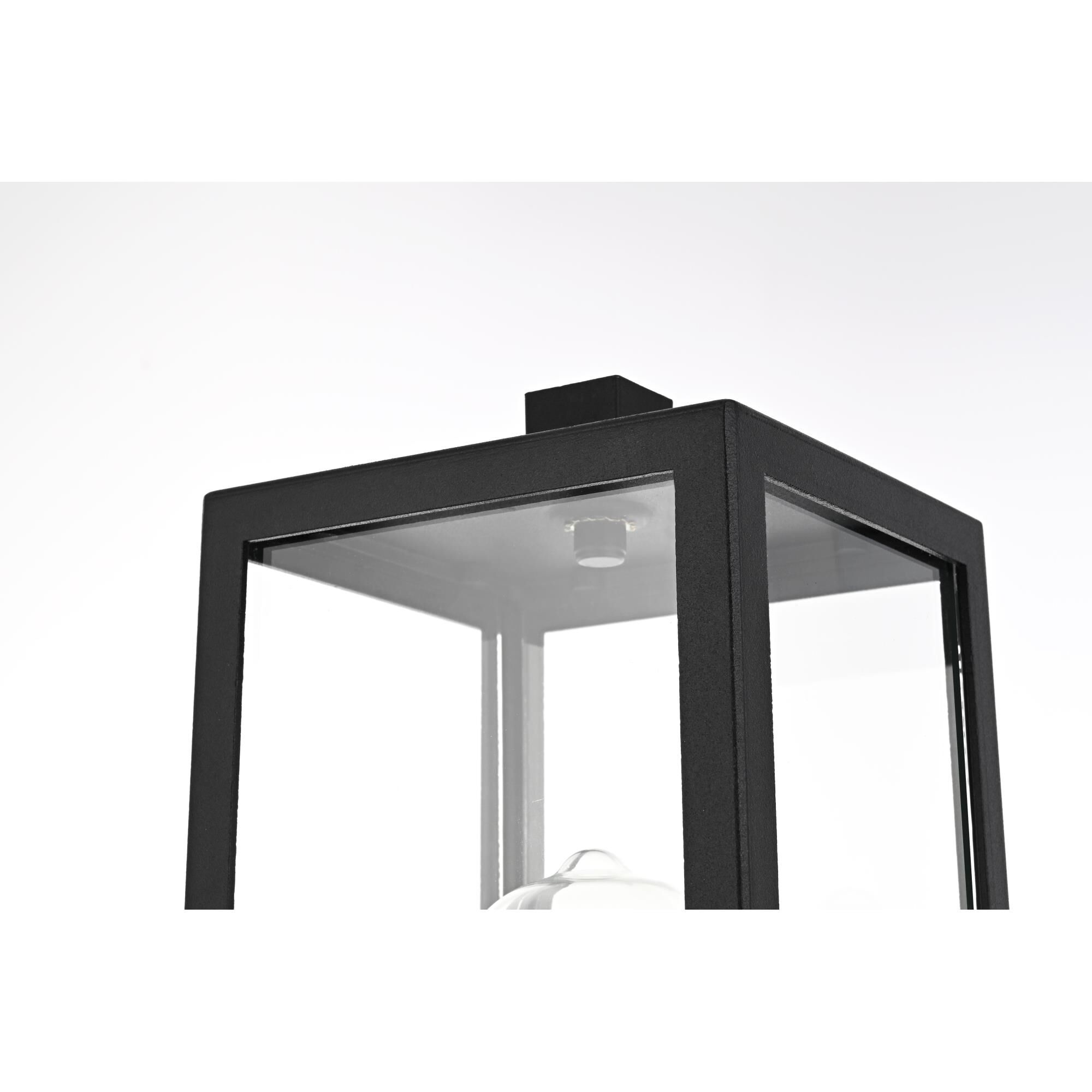 Veda 15 Inch Outdoor Post Lamp by Elegant Lighting