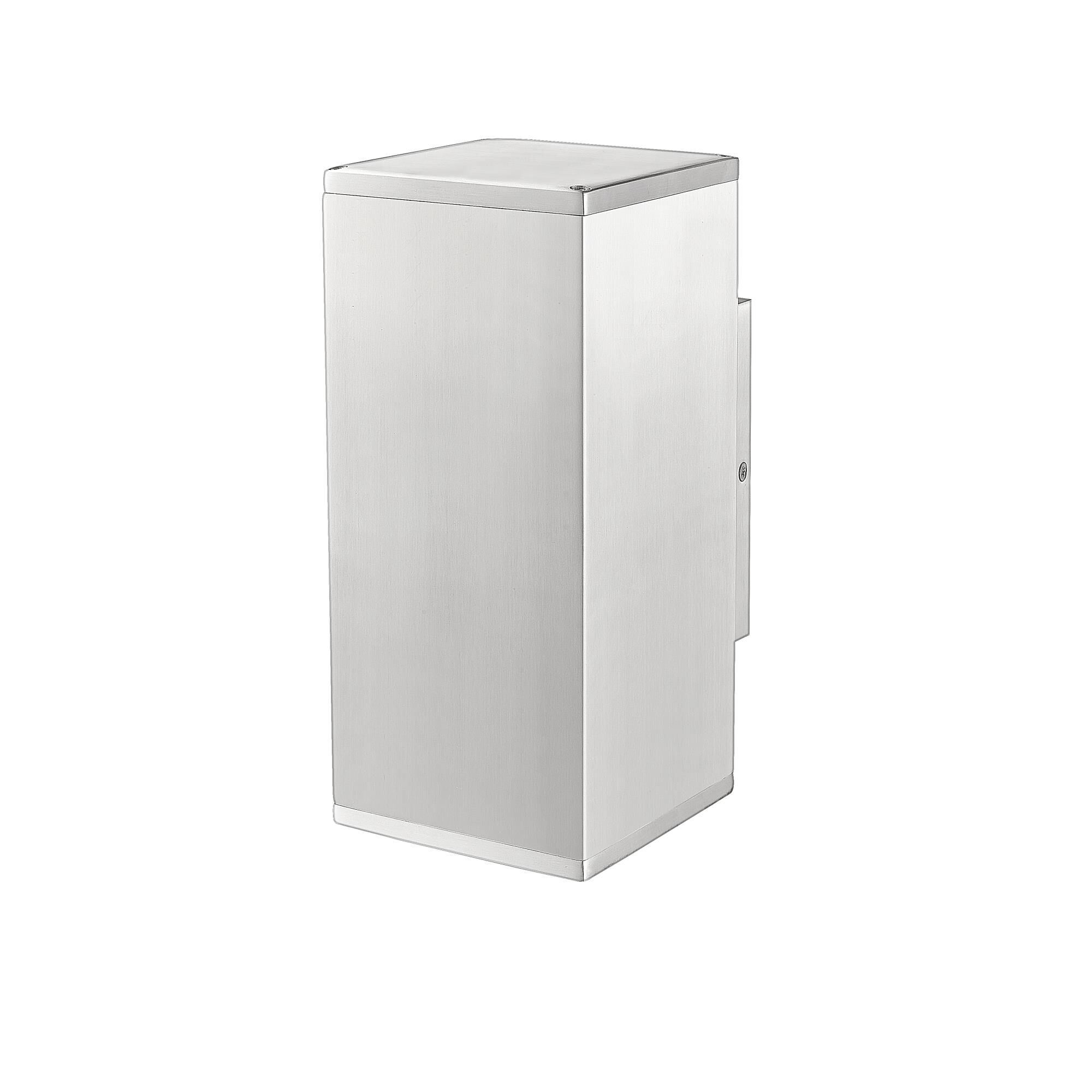 Shown in Aluminum finish and Frosted glass