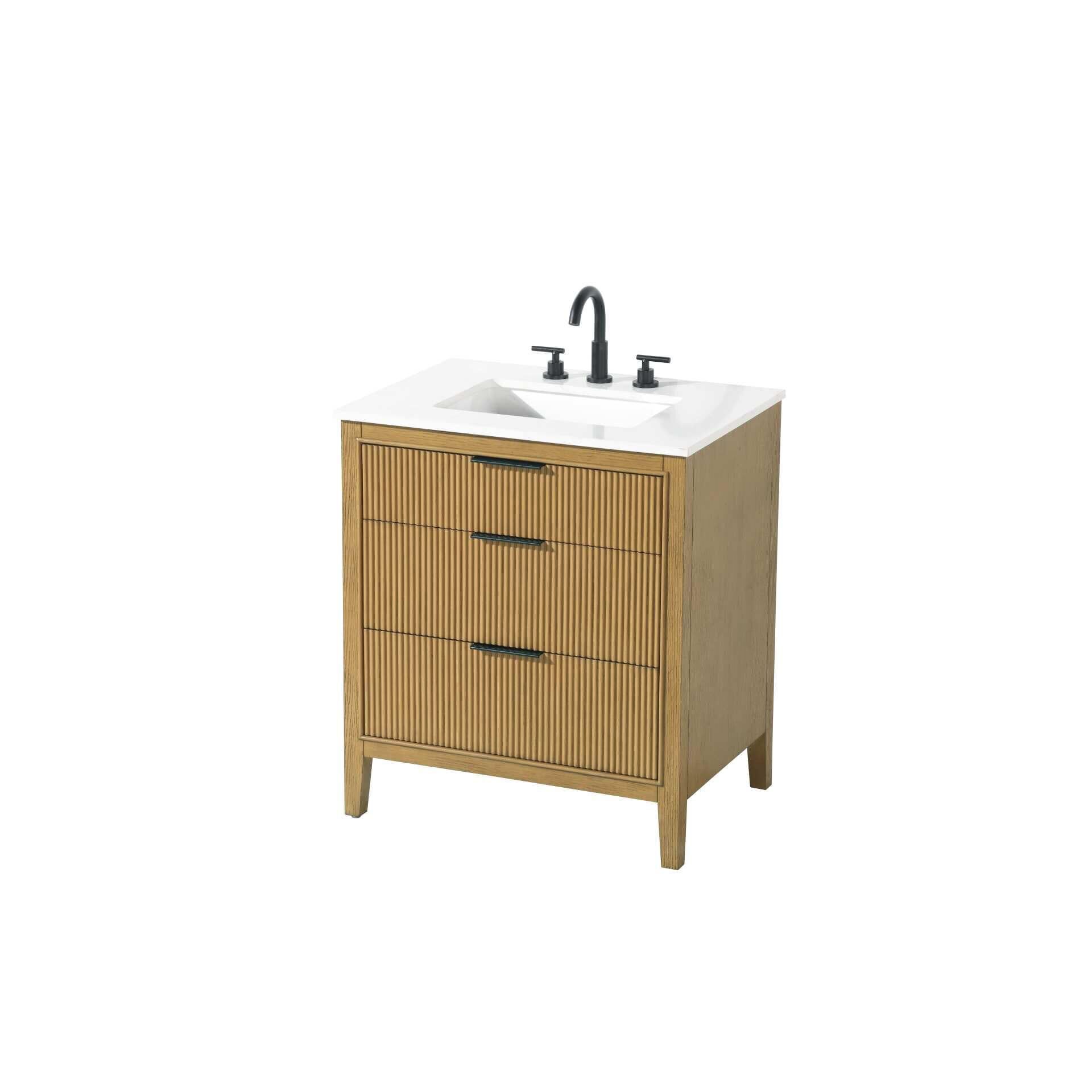 Langston 30 Inch Bath Vanity by Elegant Decor
