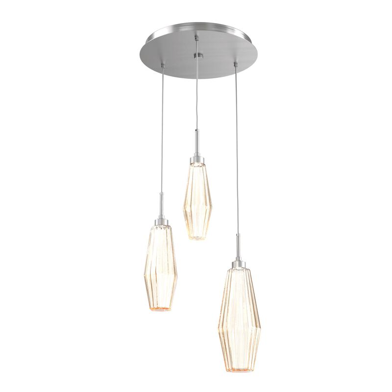 Aalto 17 Inch 3 Light Multi Light Pendant by Hammerton Studio