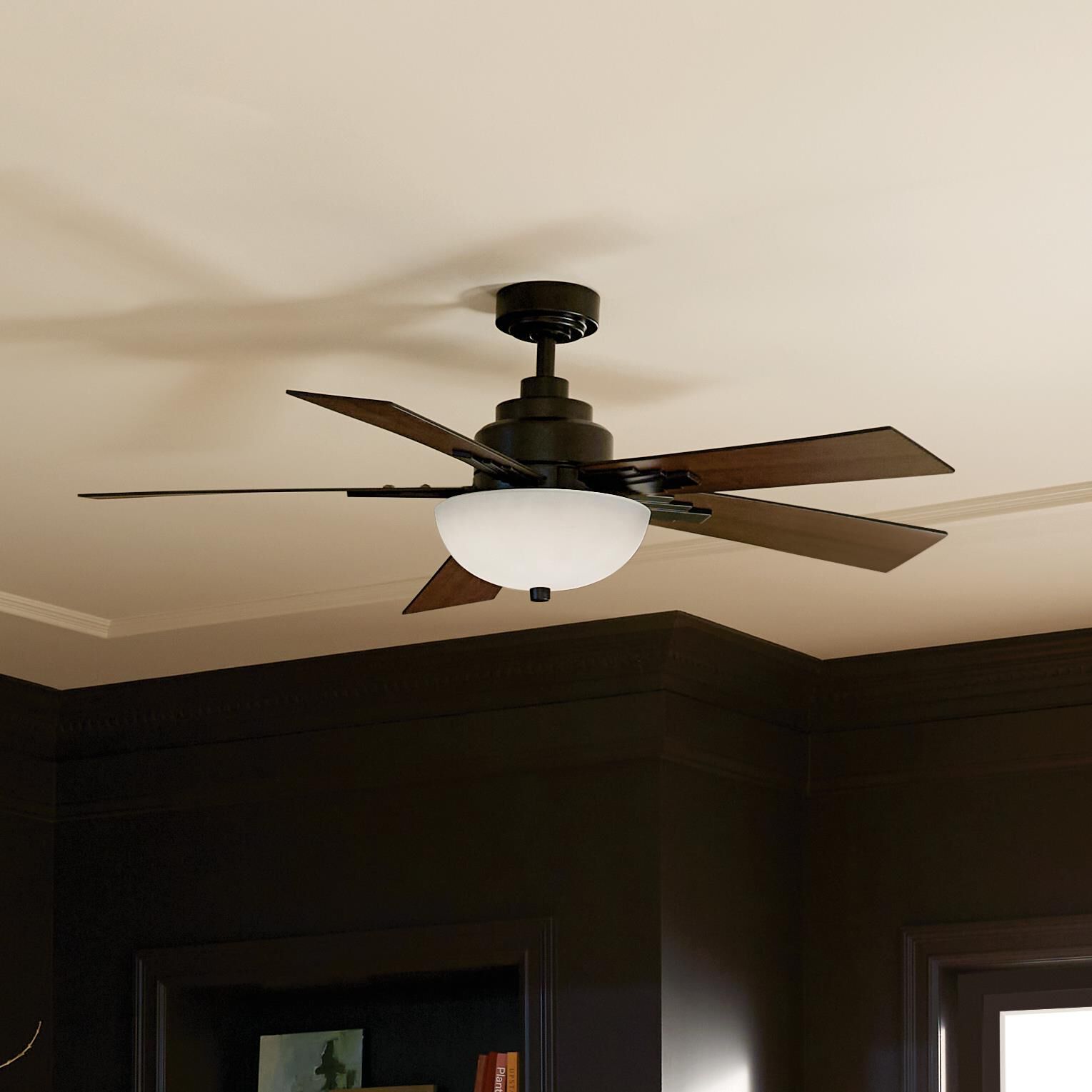 Shown in Satin Black finish and Frosted glass