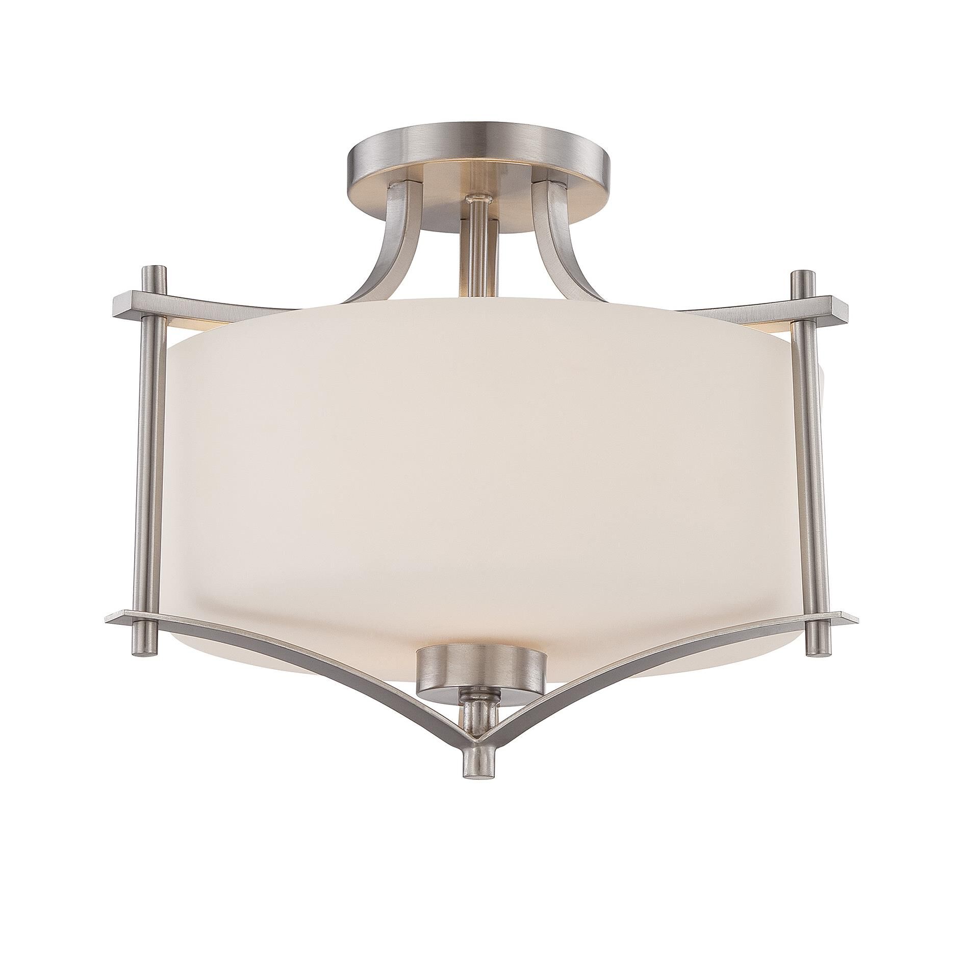 Colton 15 Inch 2 Light Semi Flush Mount by Savoy House