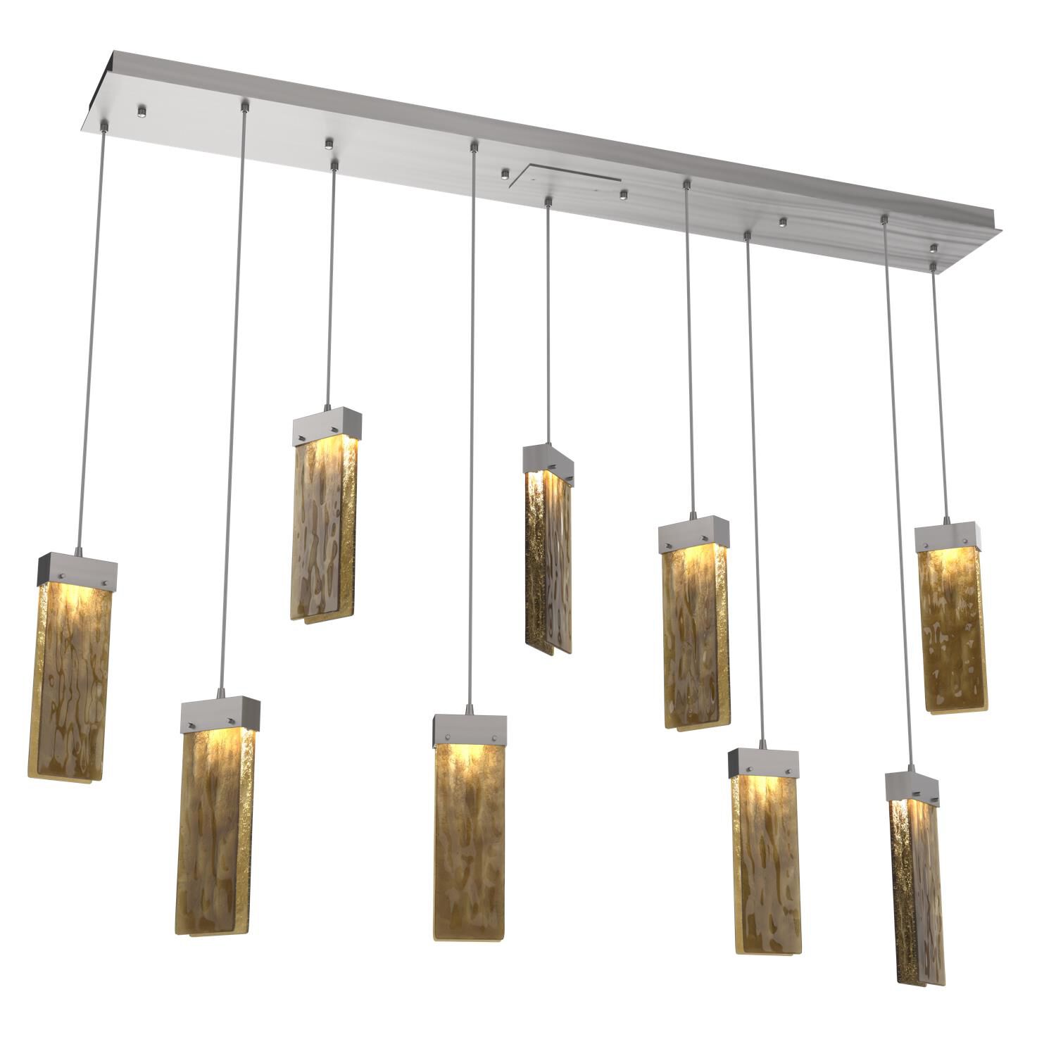 Parallel 64 Inch 9 Light LED Linear Suspension Light by Hammerton Studio