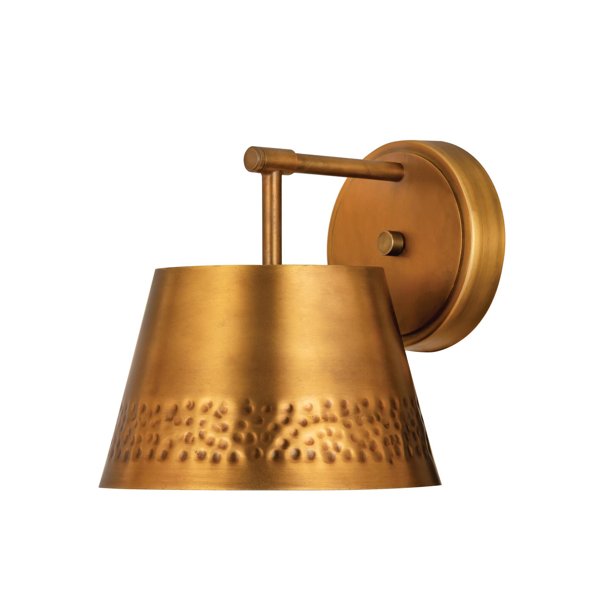 Shown in Rubbed Brass finish and Iron glass and Iron shade