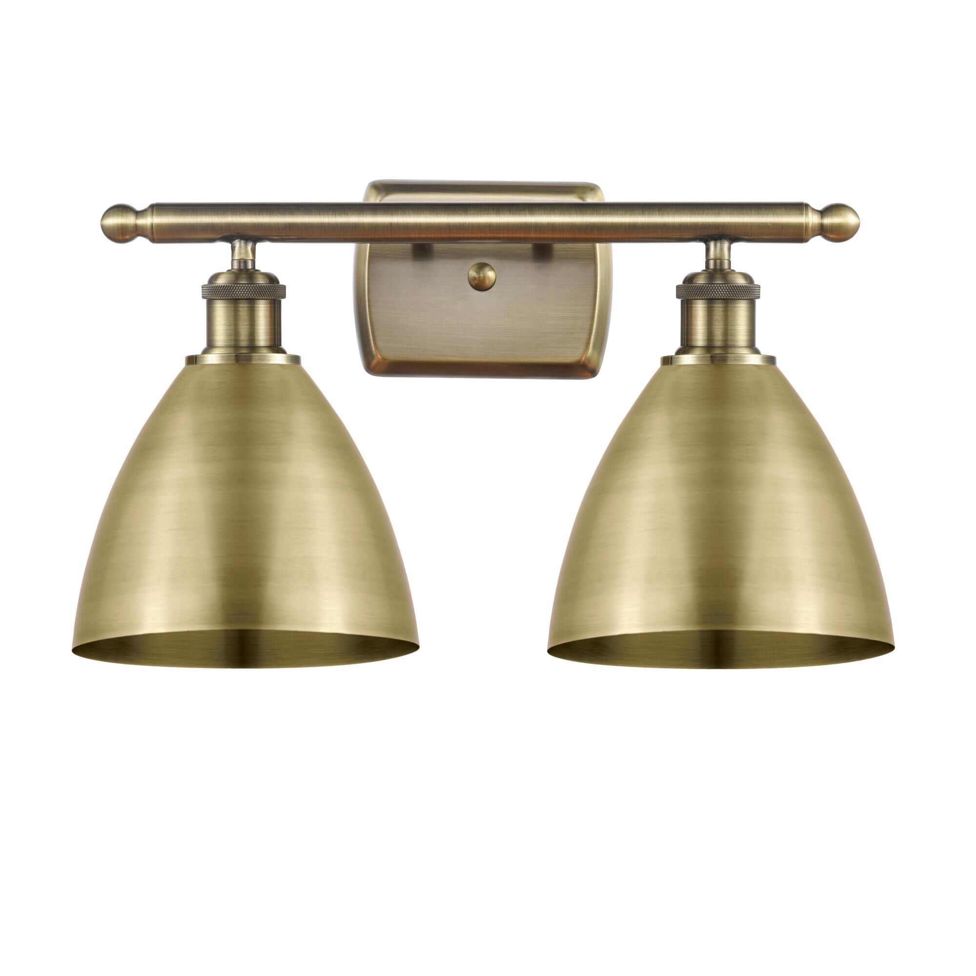 Bruno Marashlian Ballston Dome 17 Inch 2 Light Bath Vanity Light by Innovations Lighting