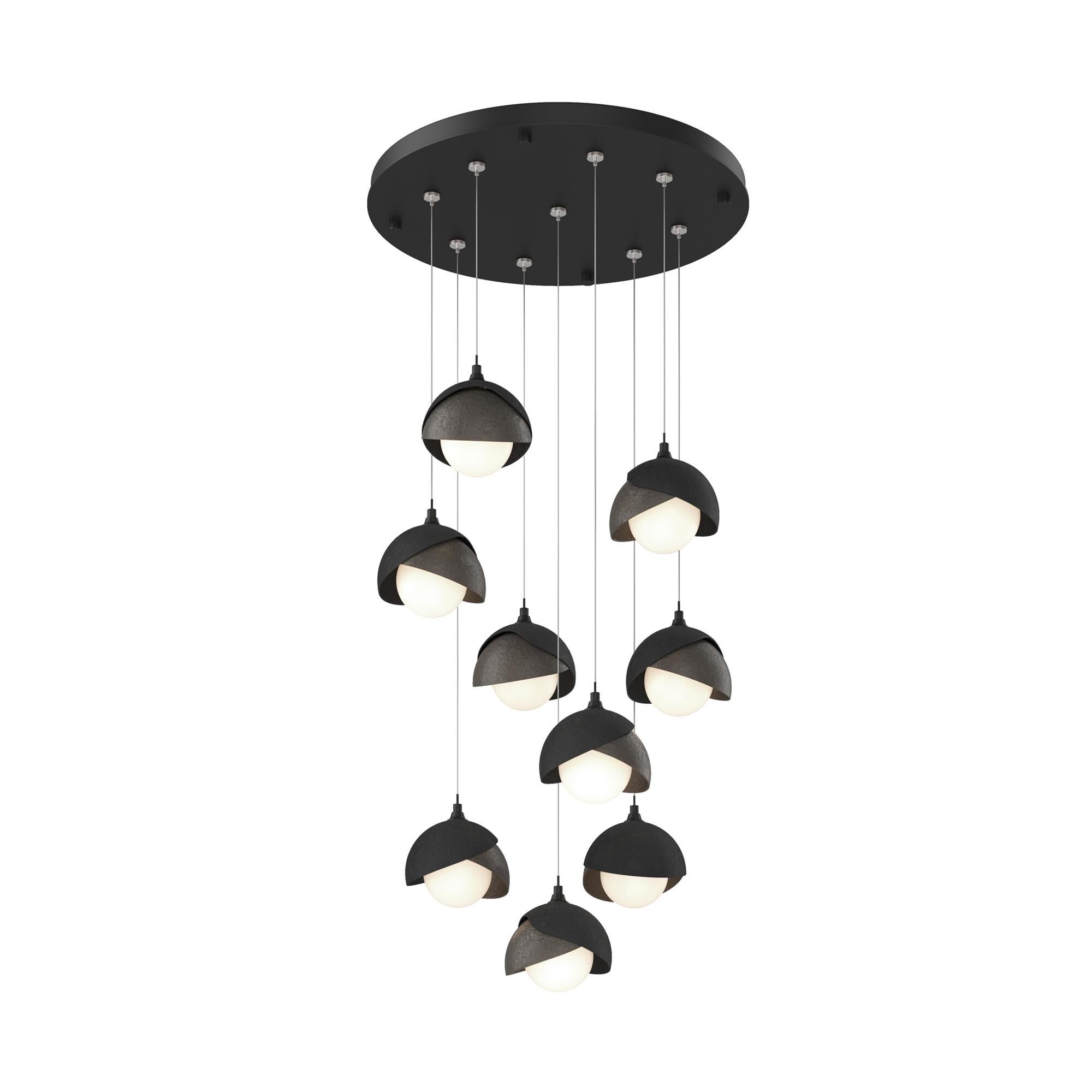 Shown in Black finish and Opal (Gg) glass and Dark Smoke (07) accent