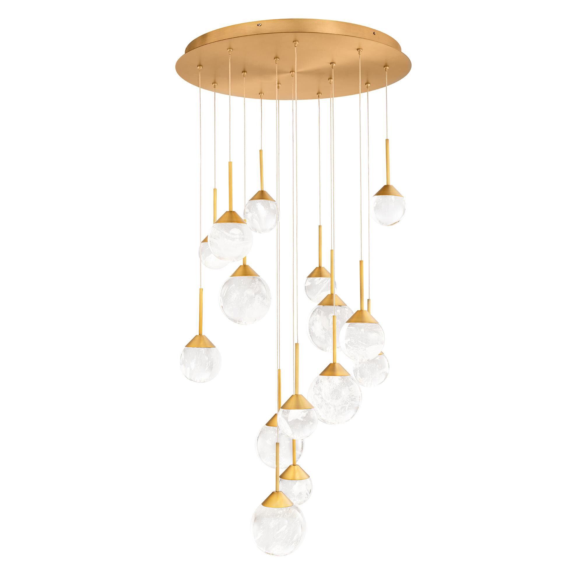 Shown in Aged Brass finish