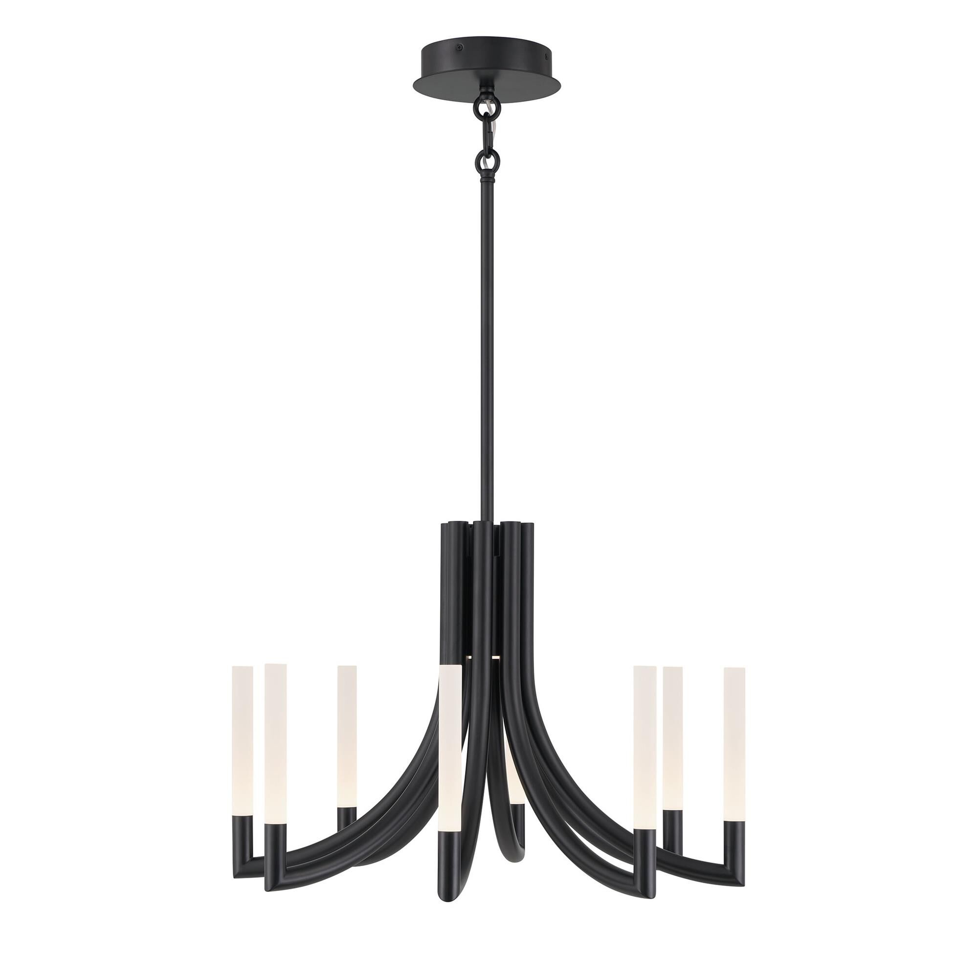 Shown in Black finish and Frosted Acrylic glass