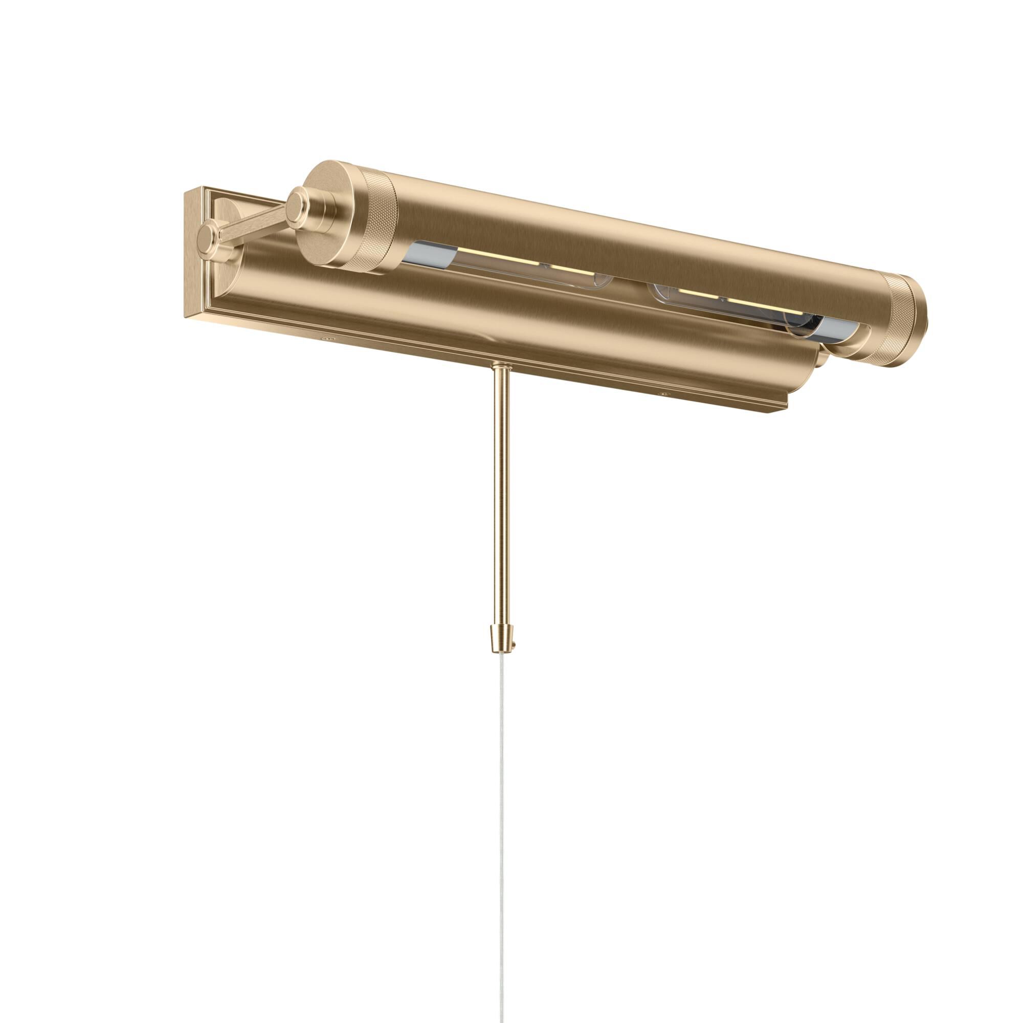 Shown in Champagne Bronze finish and Metal shade