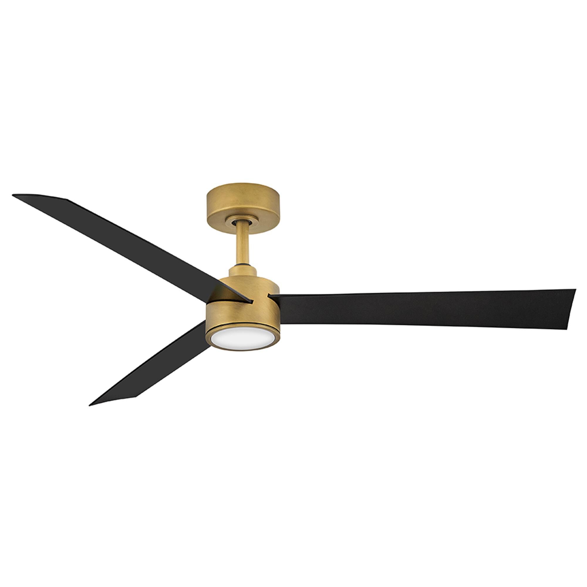 Speck 52 Inch Flush Mount Fan with Light Kit,