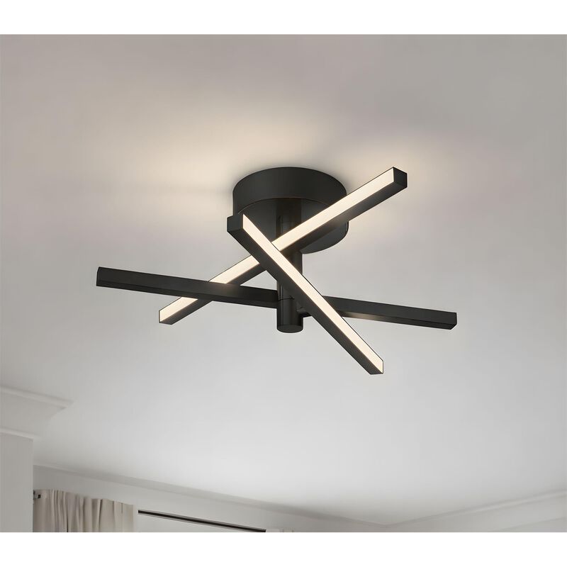 Knoll 18 Inch Semi Flush Mount by AFX Lighting