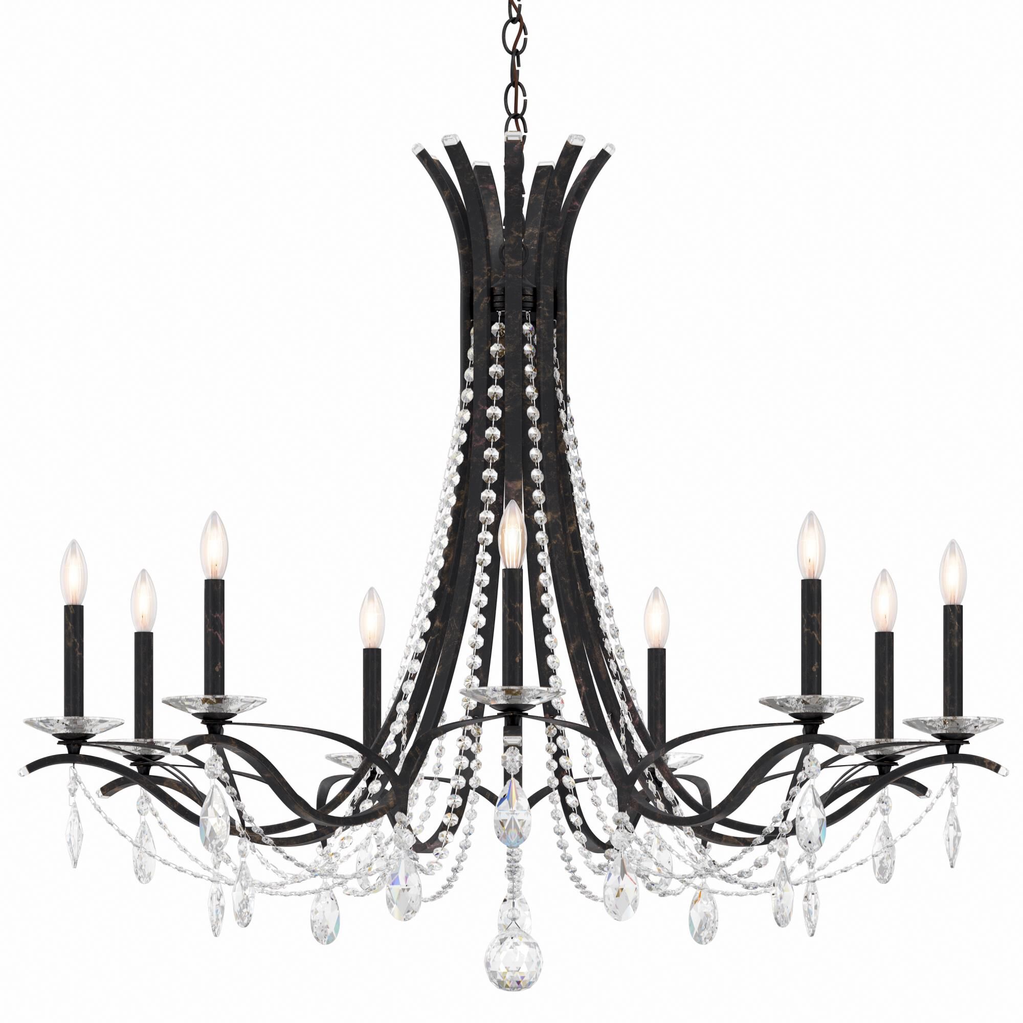 Vesca 45 Inch 9 Light Chandelier by Schonbek
