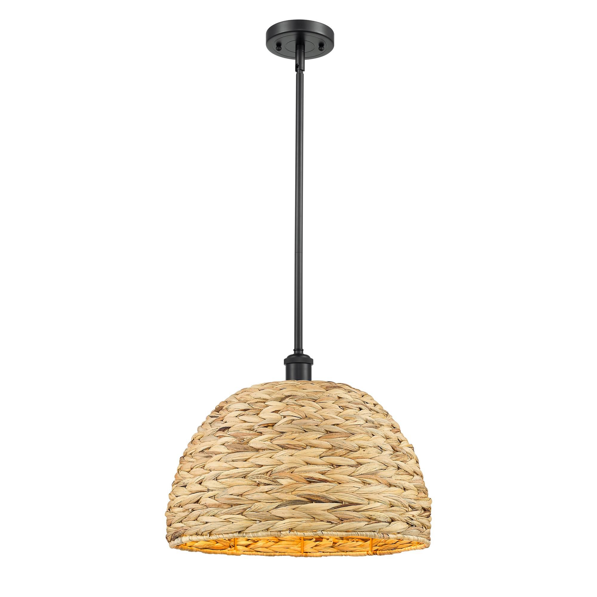 Shown in Matte Black finish and Natural shade