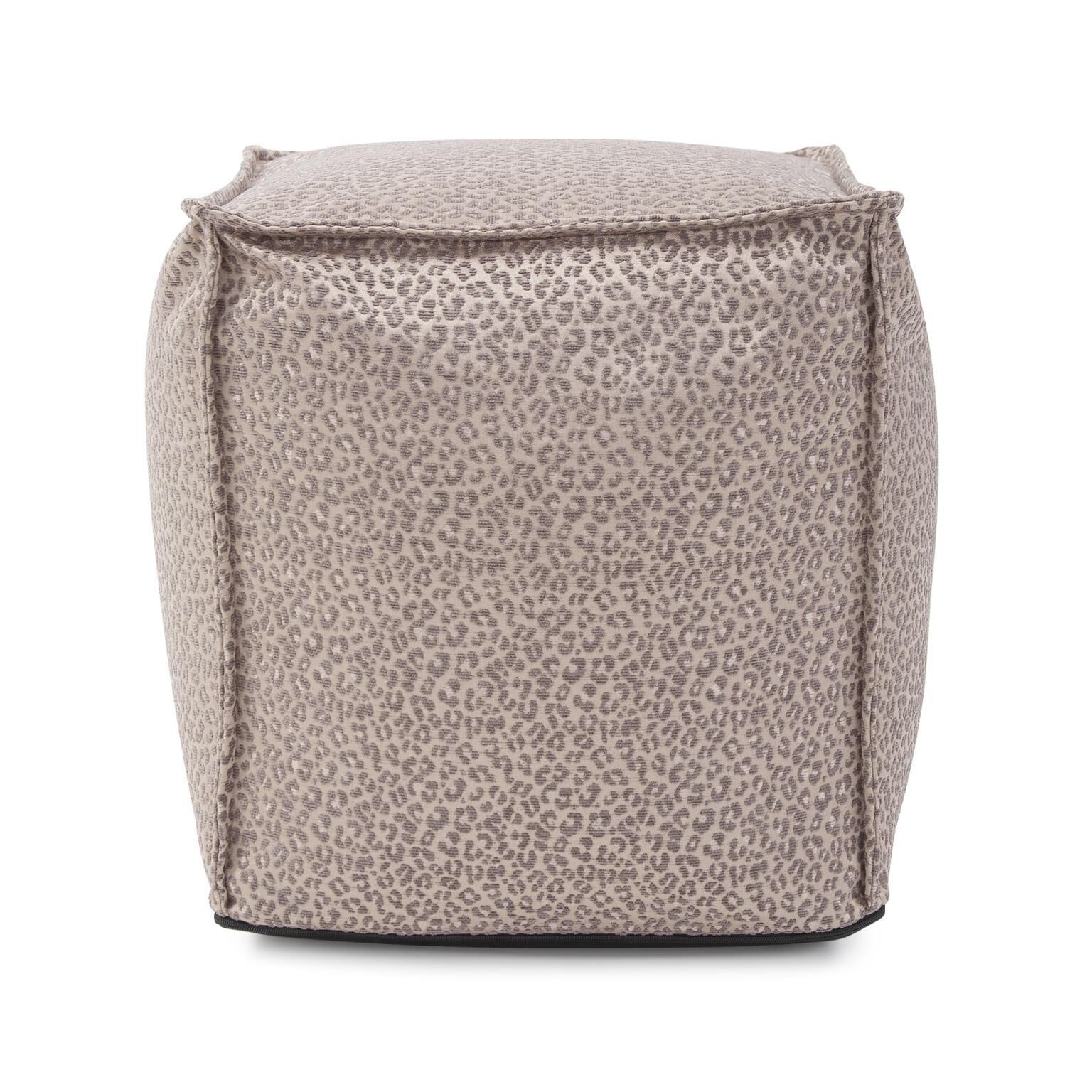 The Lynx Pouf  Ottoman by Howard Elliott Collection