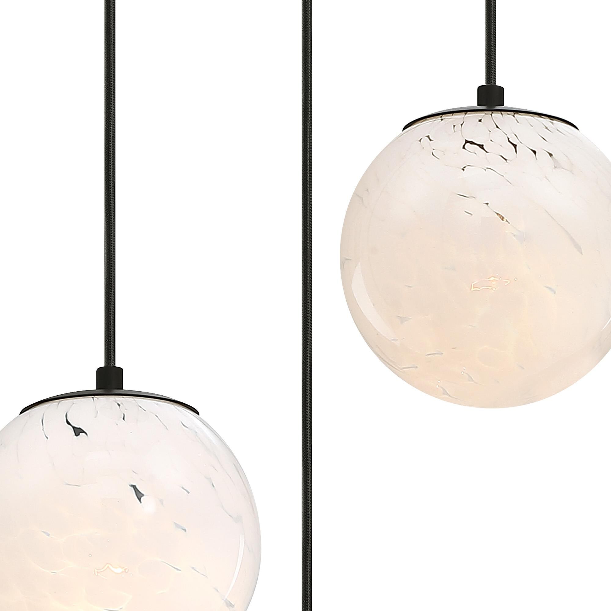 Shown in Matte Black finish and White Art shade