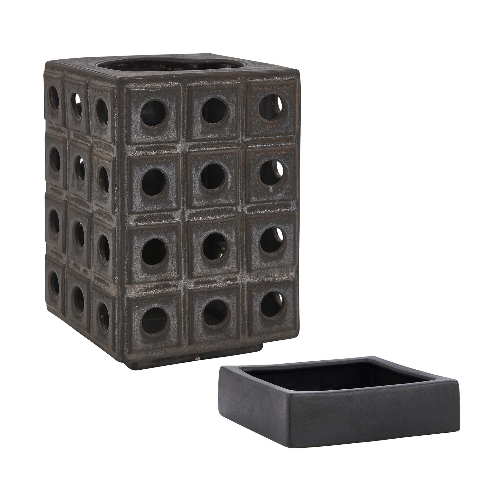 Osvaldo Mendoza Lattice Candle Holder by Uttermost