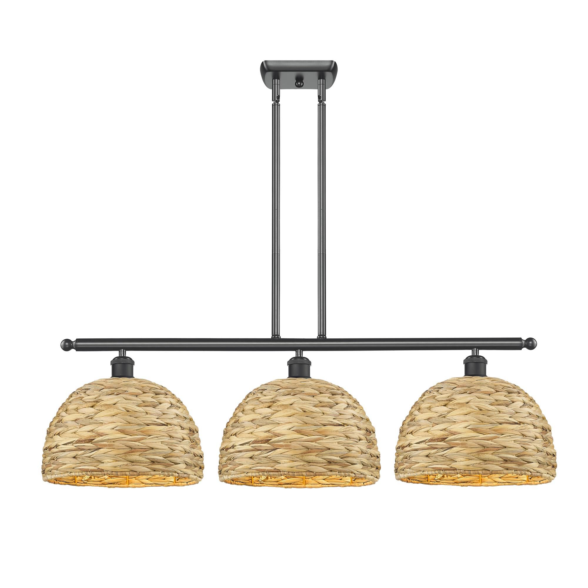 Shown in Matte Black finish and Natural shade