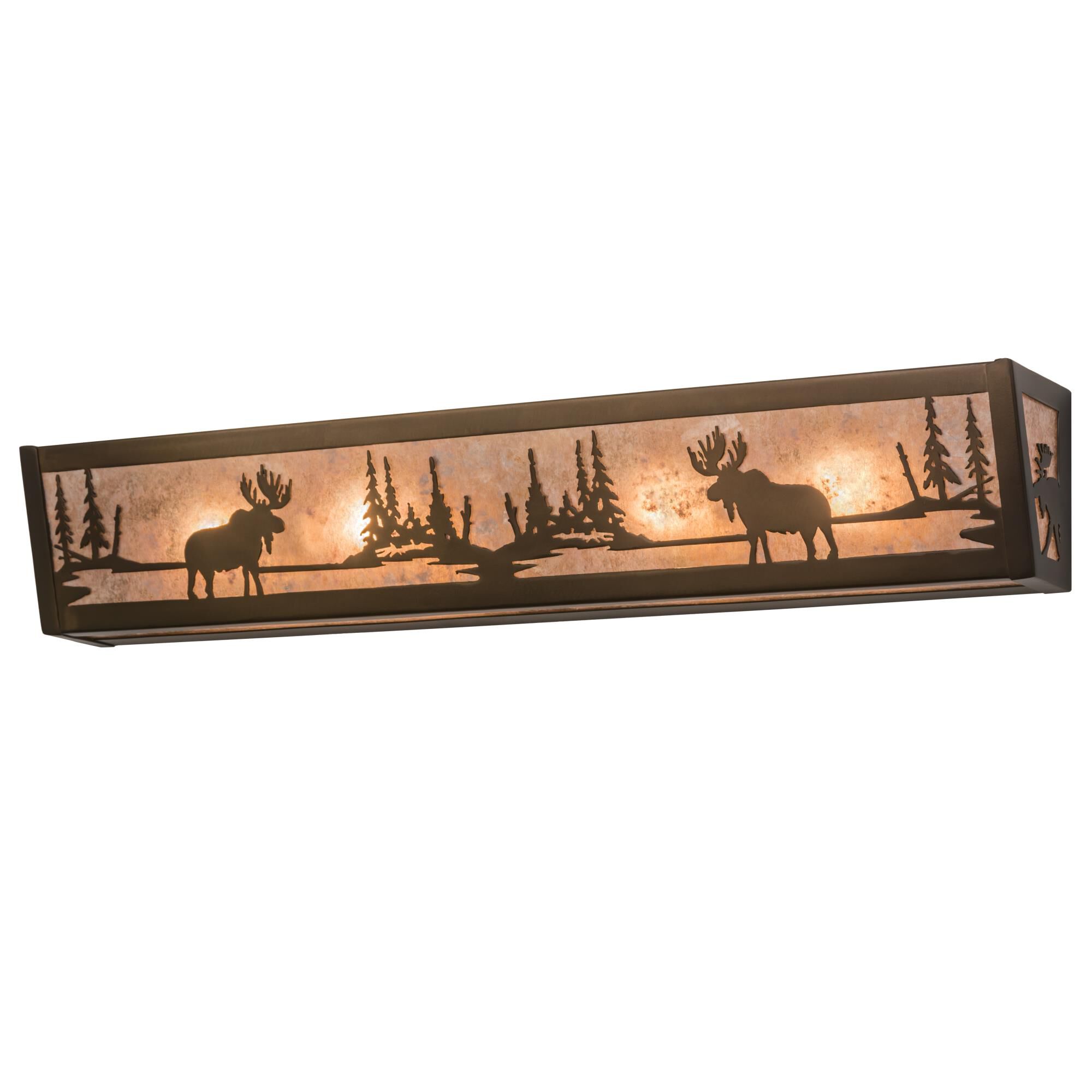 Moose At Lake 36 Inch Wall Sconce by Meyda Lighting