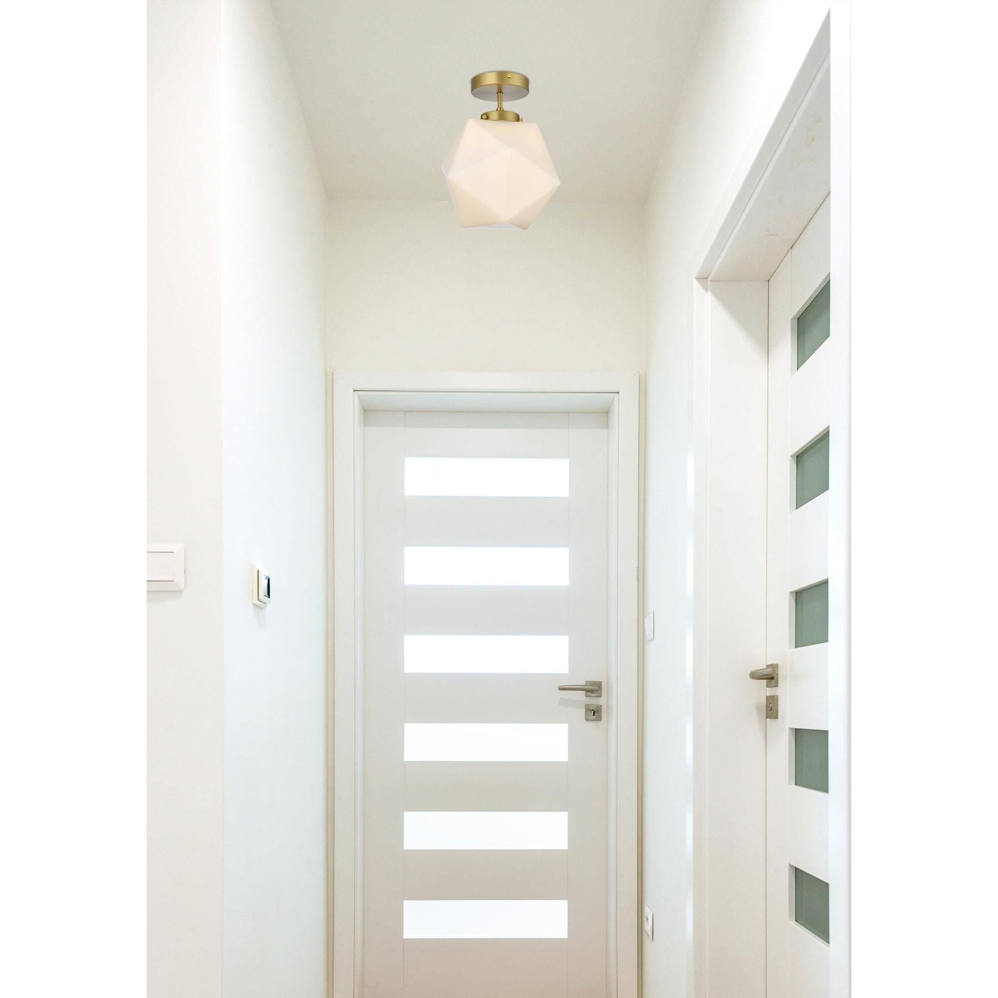 Lawrence 10 Inch Flush Mount by Elegant Lighting