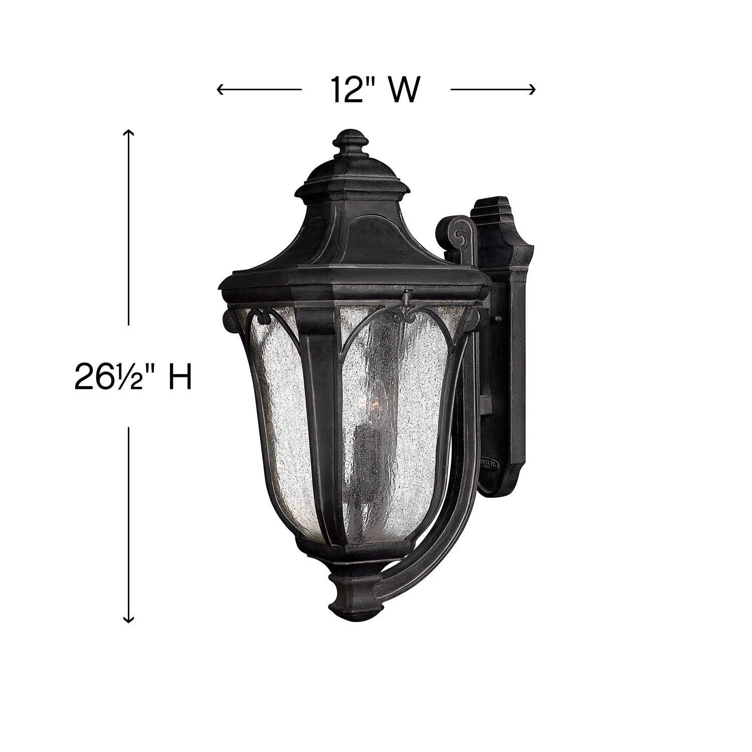 Trafalgar 26 Inch Tall 3 Light Outdoor Wall Light by Hinkley Lighting