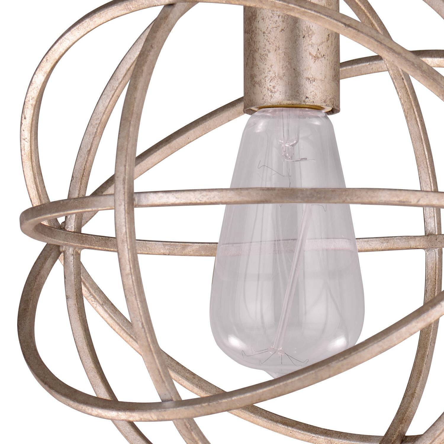 Shown in Olde Silver finish