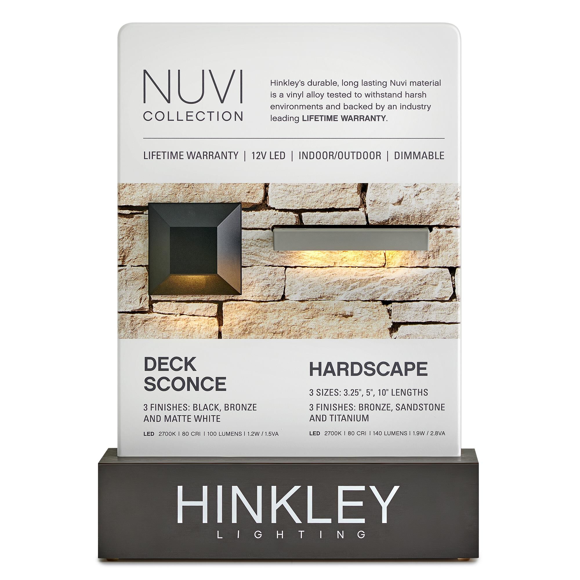 Hinkley Lighting Nuvi 2 Watt LED Deck Light