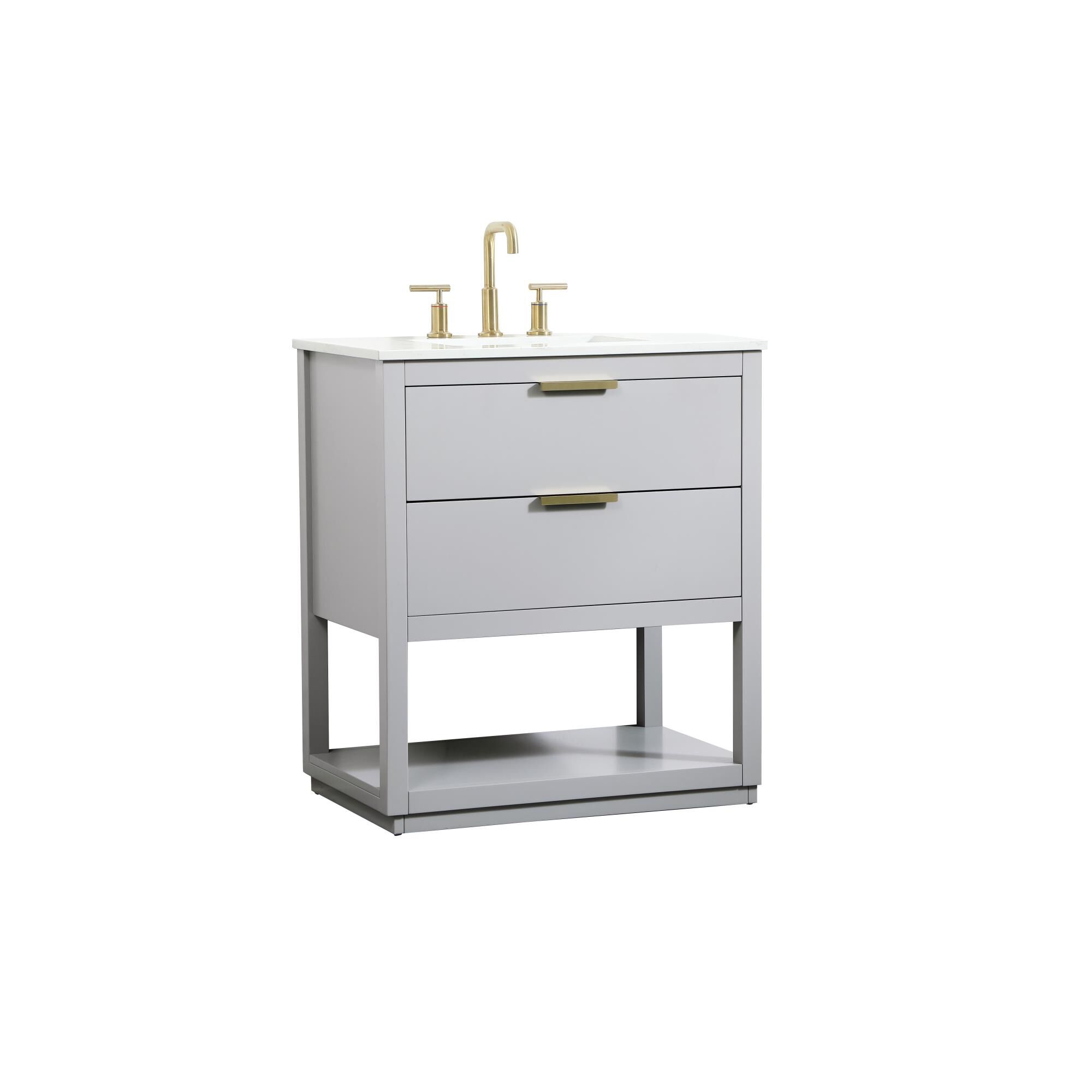 Larkin 30 Inch Bath Vanity by Elegant Decor