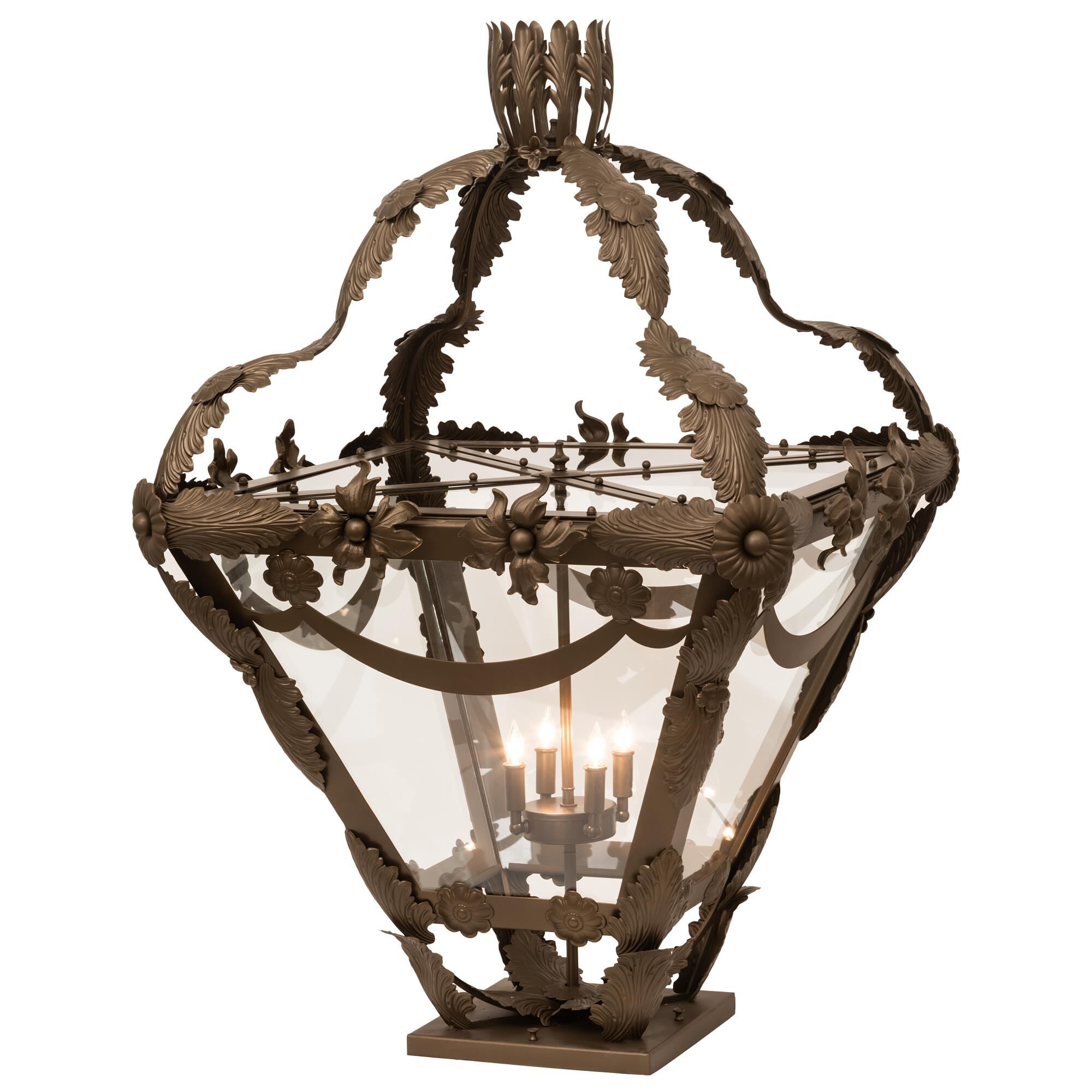 Symone 42 Inch Tall 4 Light Outdoor Post Lamp by Meyda Lighting