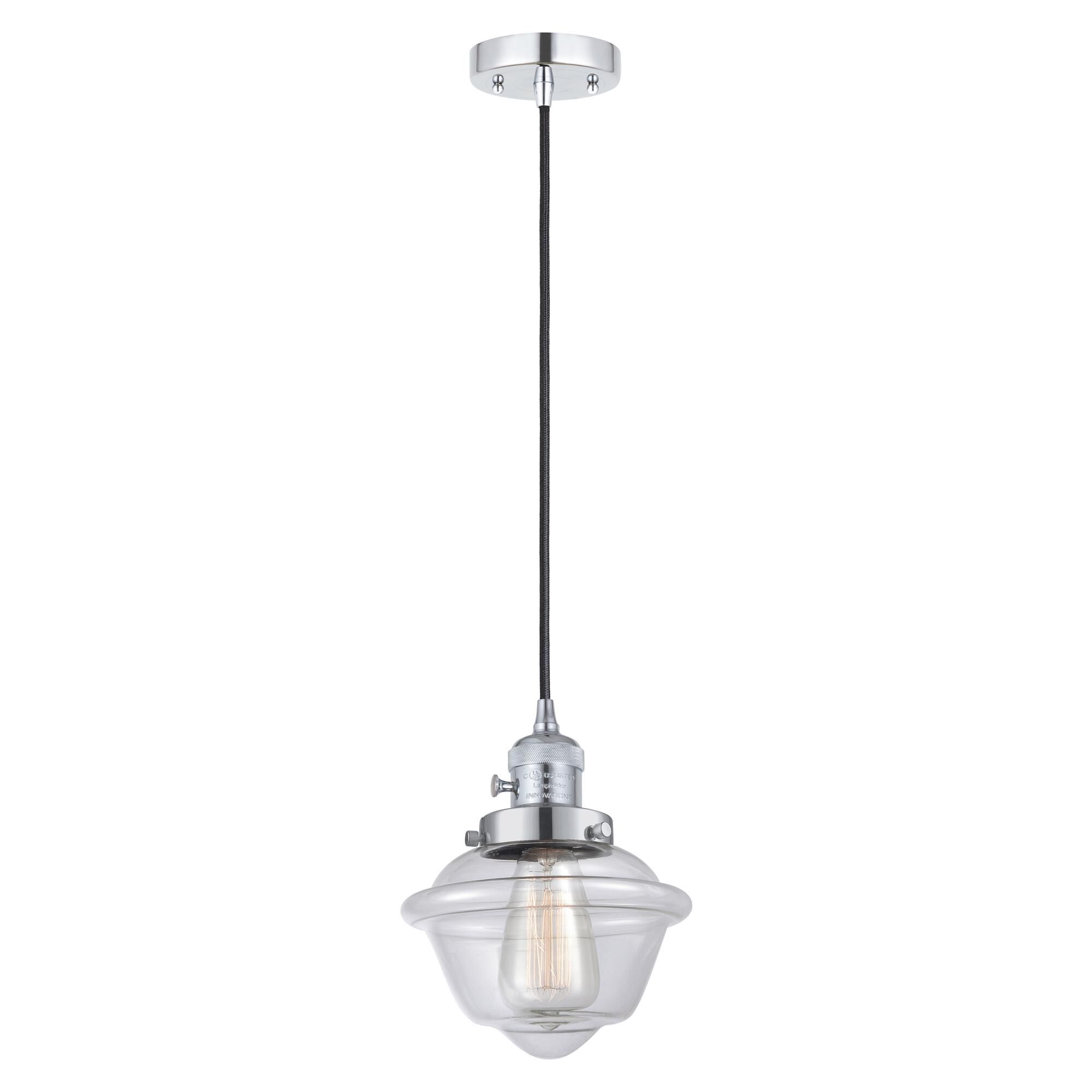 Shown in Polished Chrome finish and Clear glass