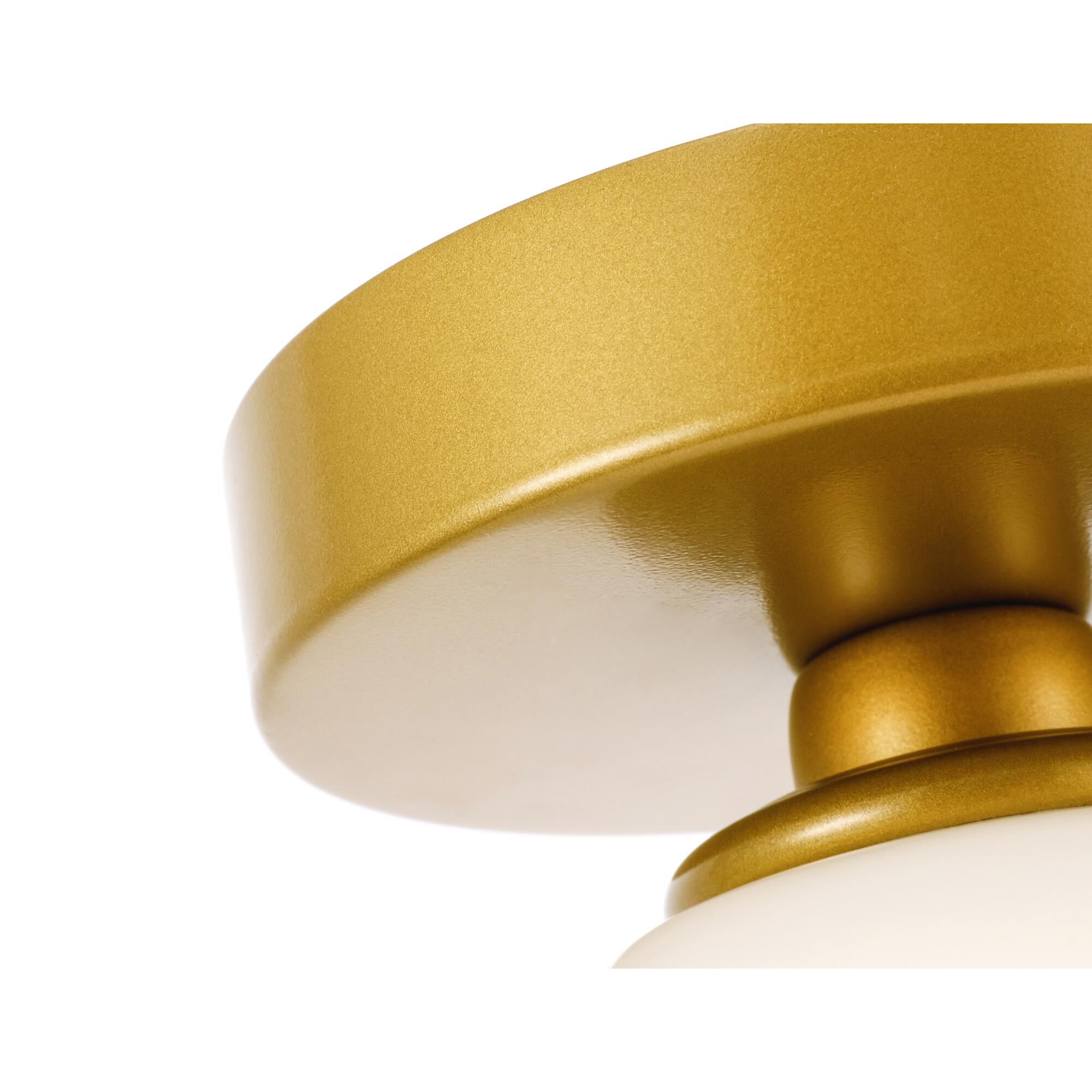 Gene 8 Inch Semi Flush Mount by Elegant Lighting