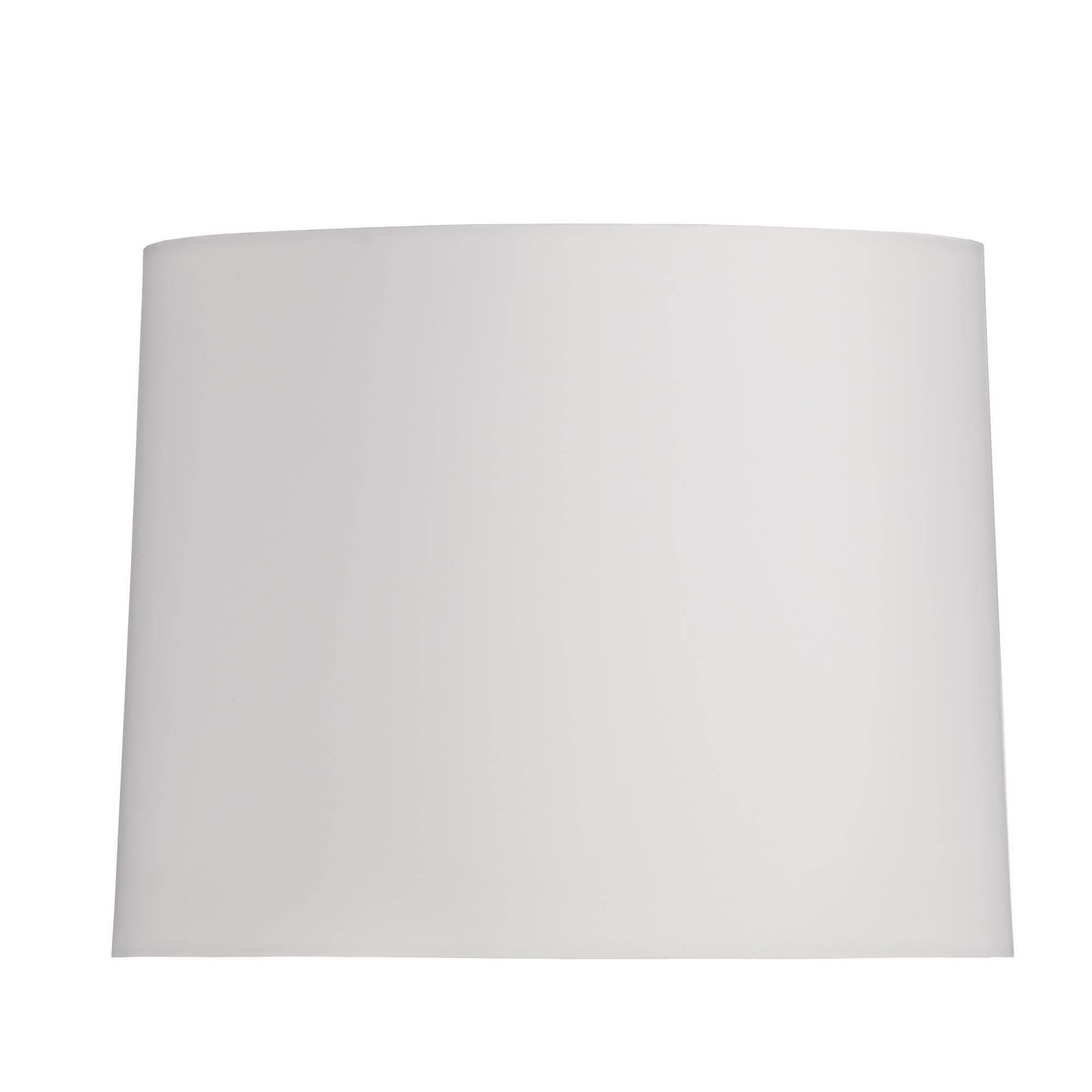 Shown in Silver Luster and Antique Brass finish and Off-White shade