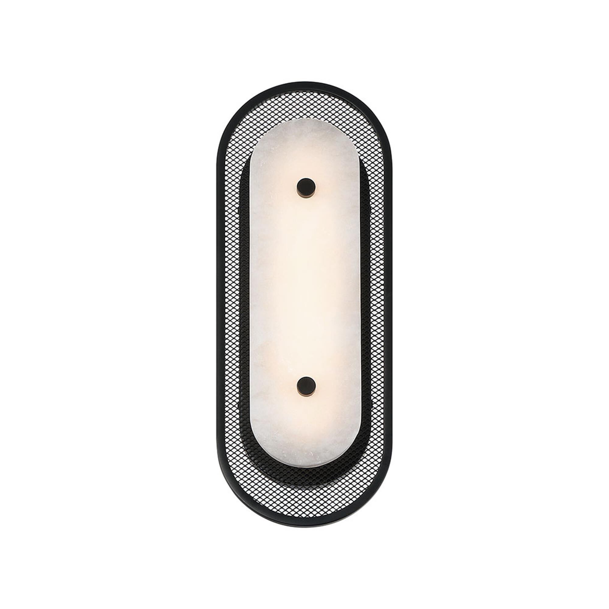 Shown in Black finish and Alabaster glass