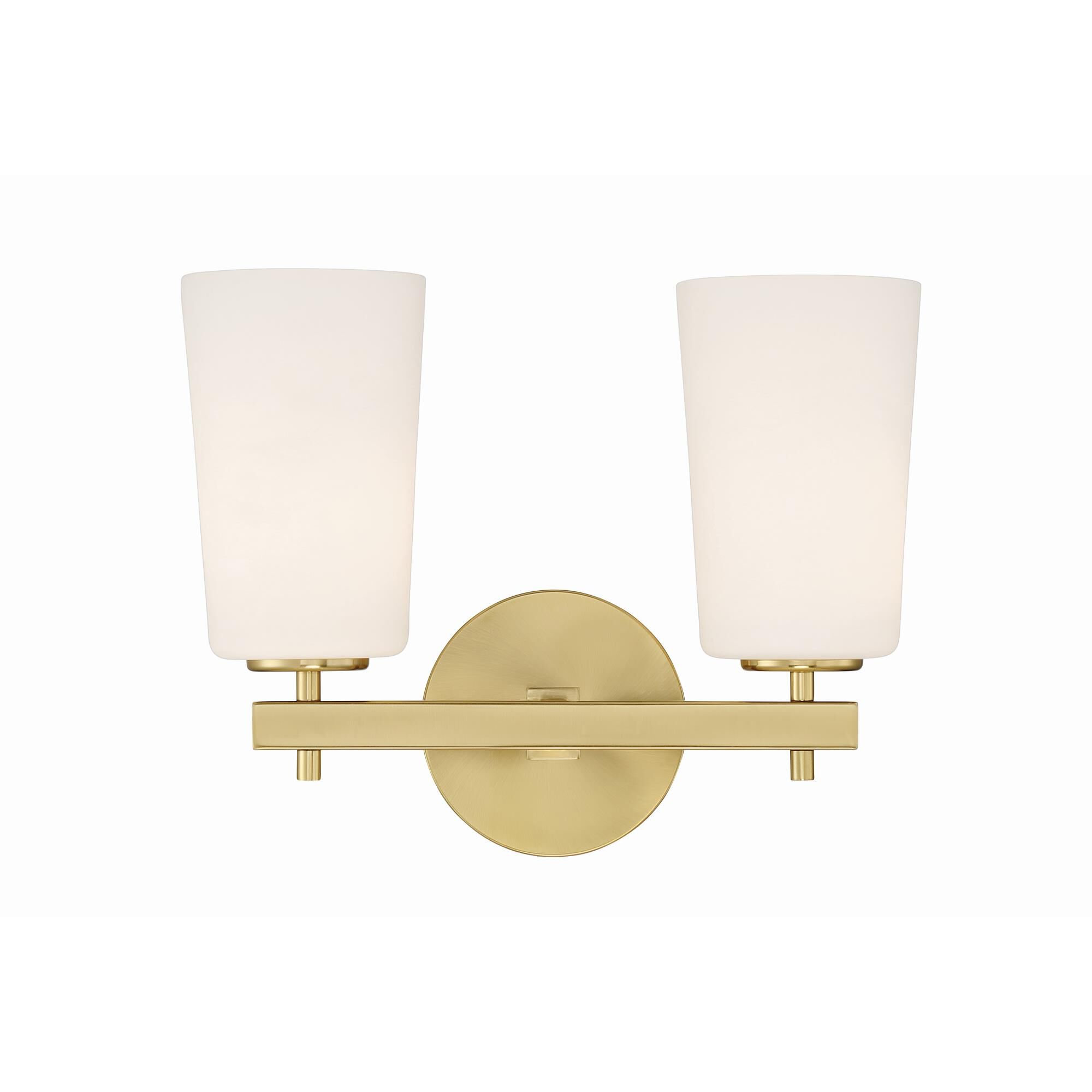 Shown in Aged Brass finish and Glass shade