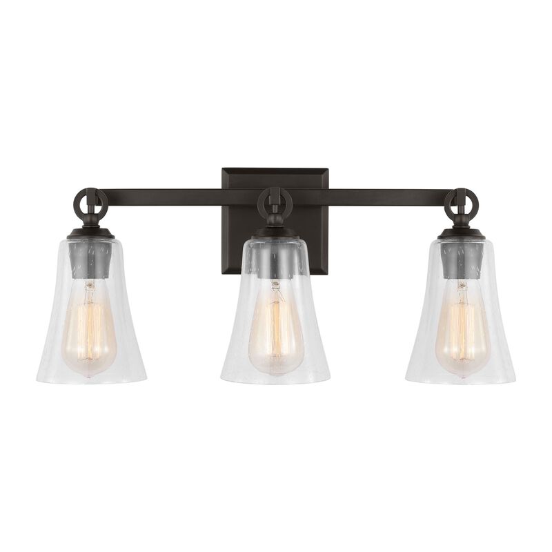 Sean Lavin Monterro 22 Inch 3 Light Bath Vanity Light by Visual Comfort Studio