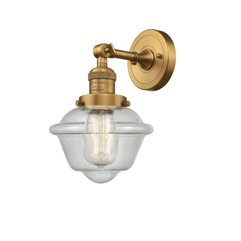 Bruno Marashlian Small Oxford 7 Inch 1 Light Semi Flush Mount by Innovations Lighting