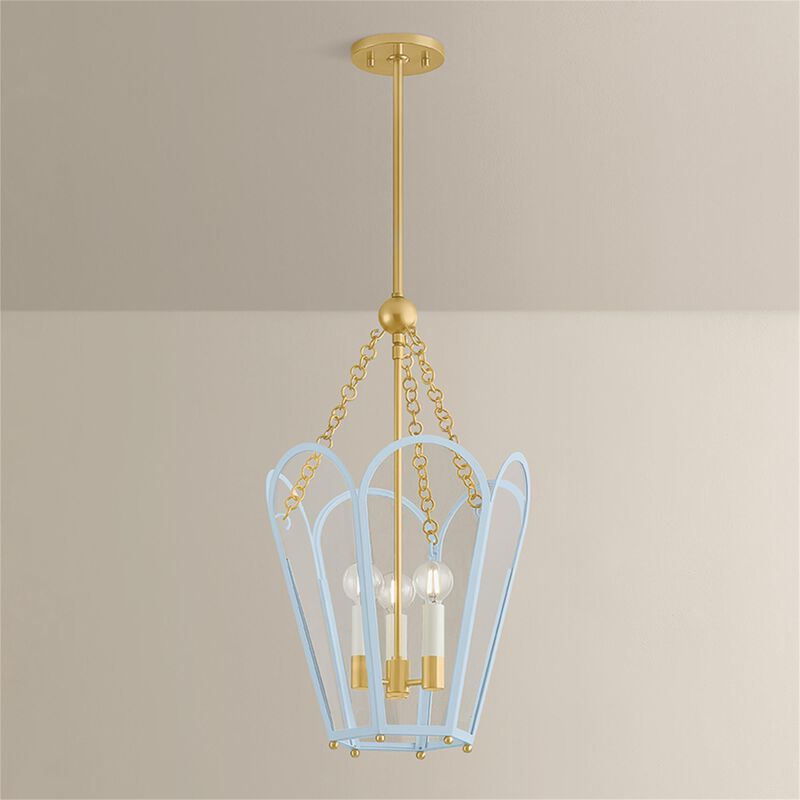 Clarisse Small Lantern Pendant by Mitzi